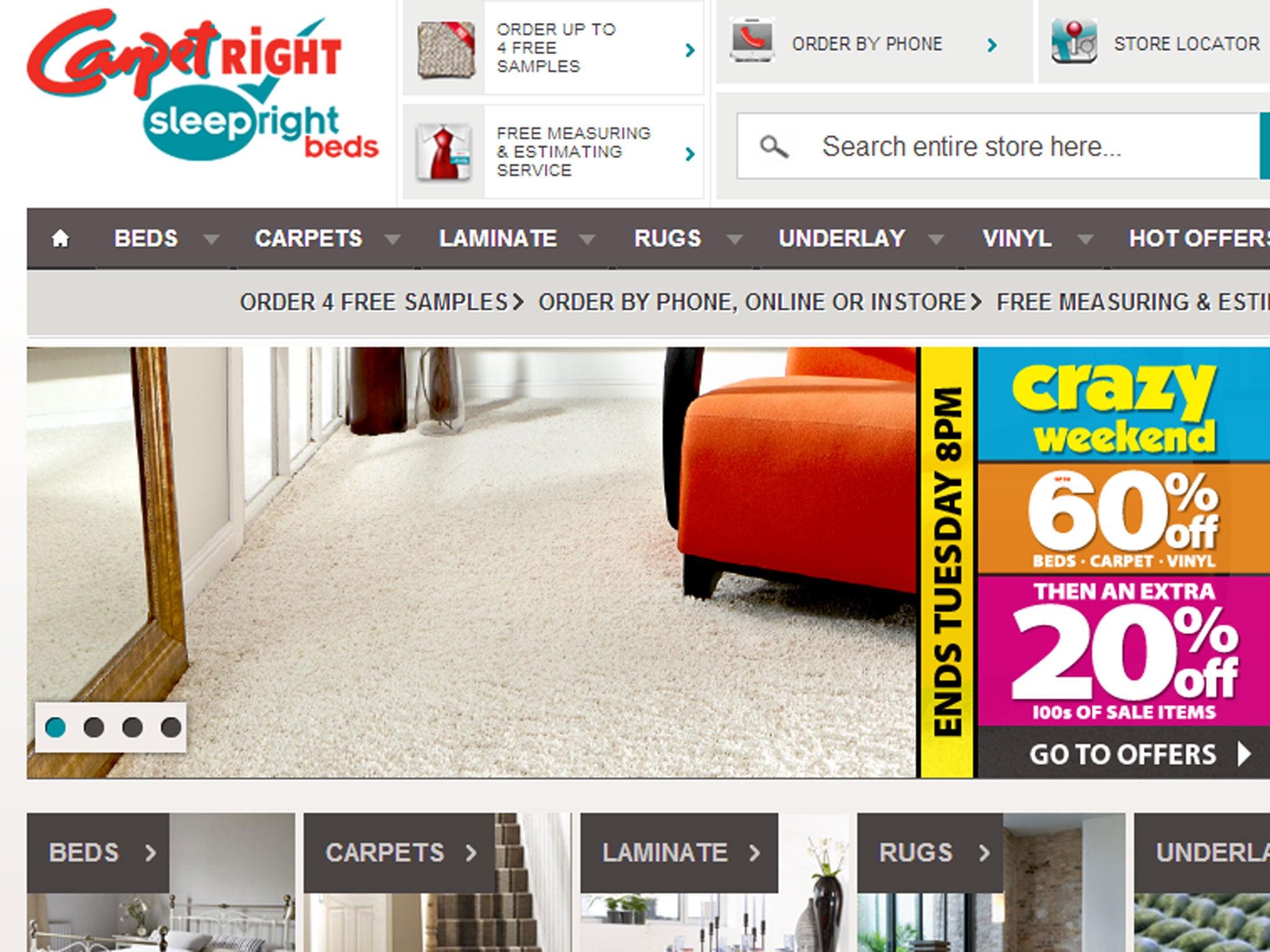 Carpetright has confirmed it is one of the companies under investigation, but says there is no suggestion it has broken competition law