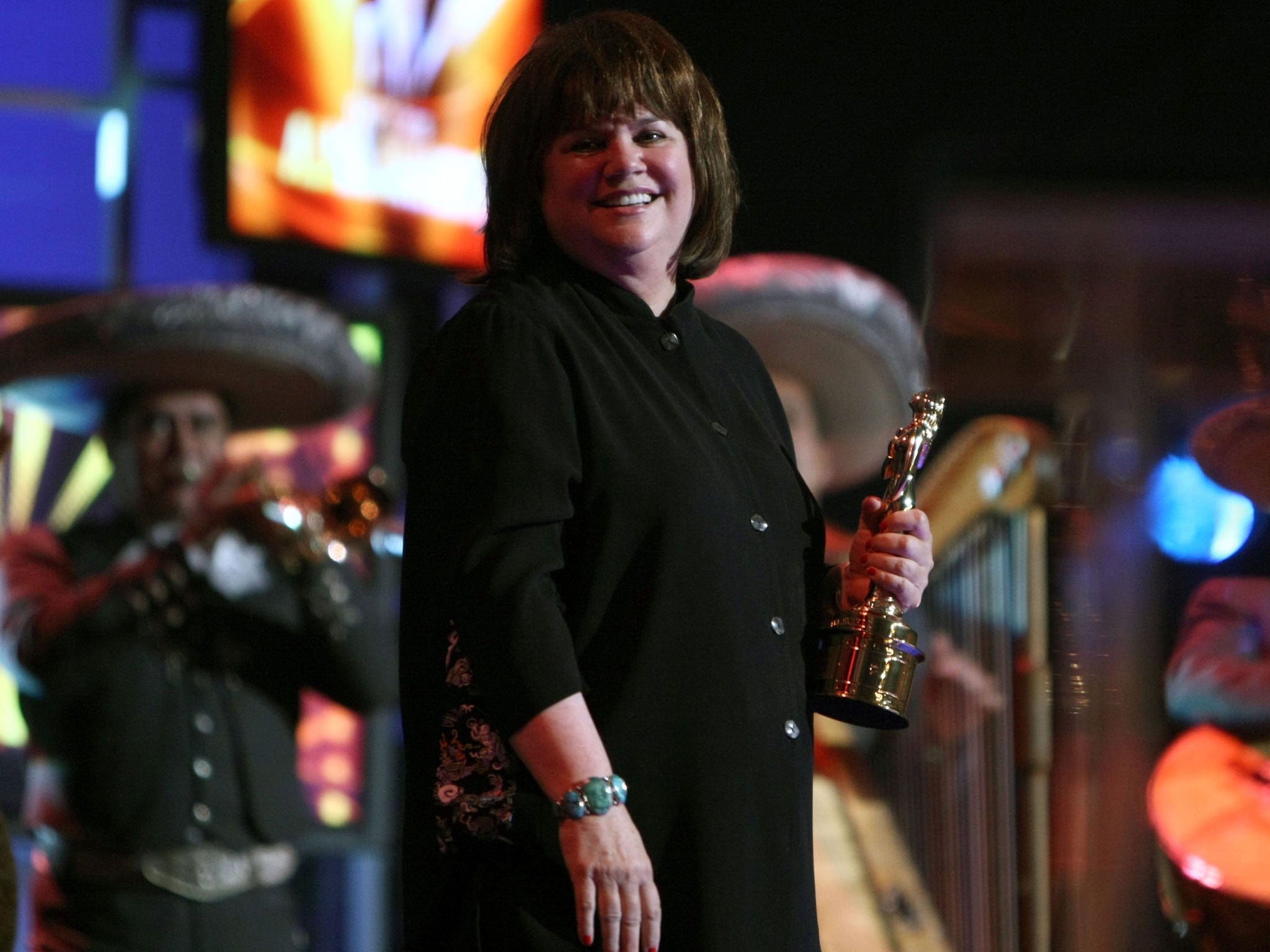 Singer Linda Ronstadt onstage during the 2008 ALMA Awards in Pasadena