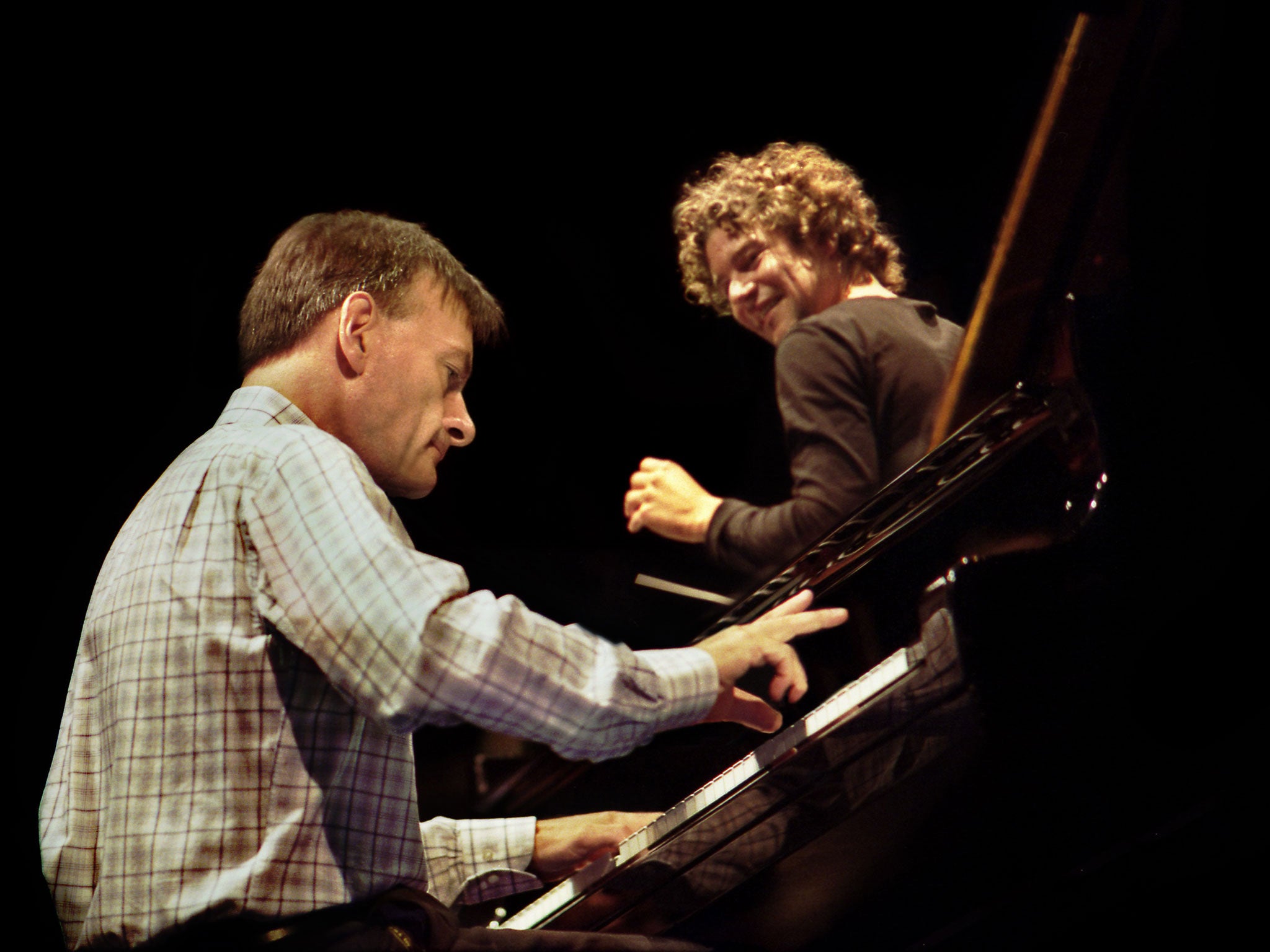 Robin Ticciati and Stephen Hough rehearse for Prom 49