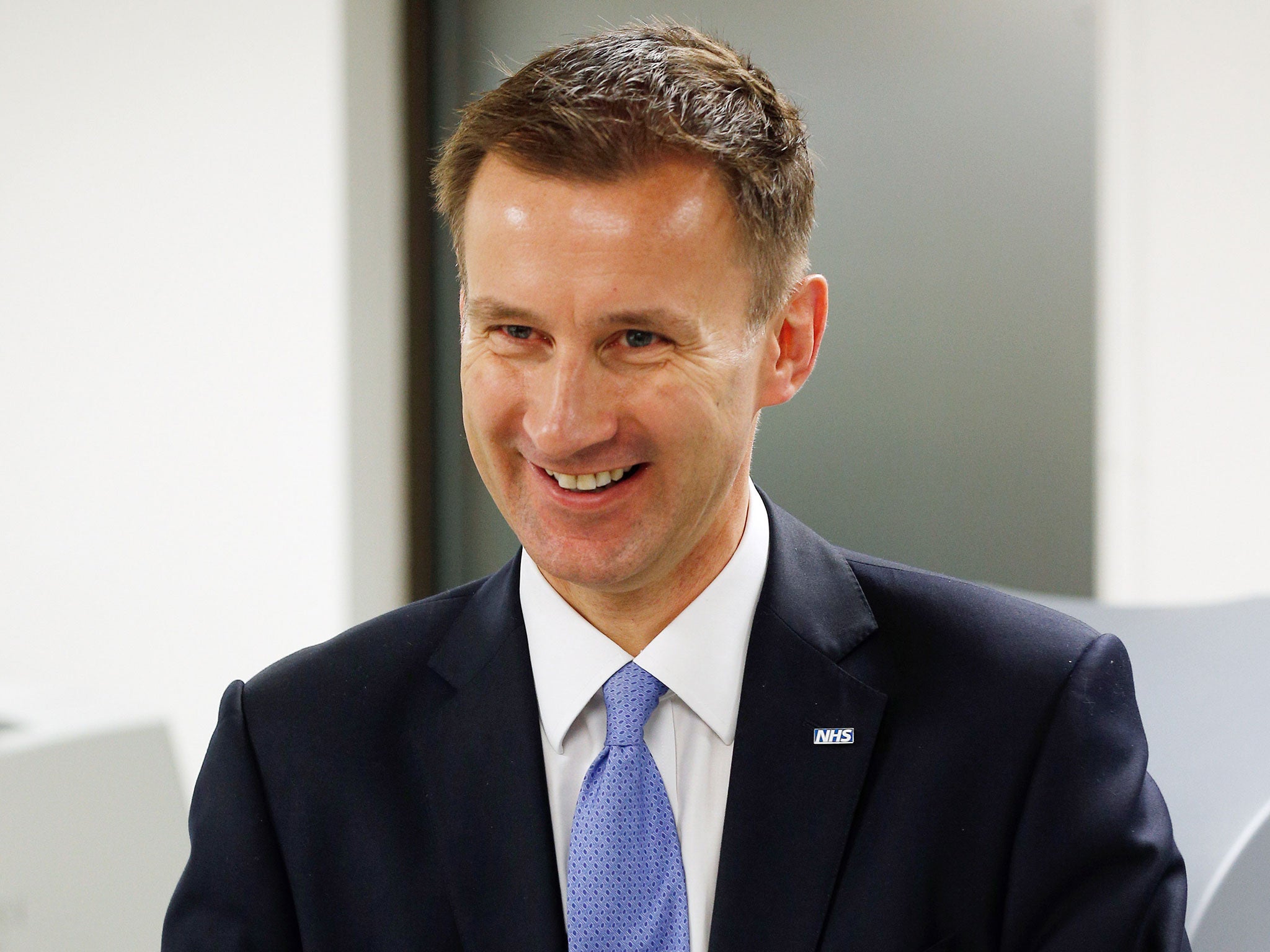 Health Secretary Jeremy Hunt has been accused of deliberately denigrating the NHS