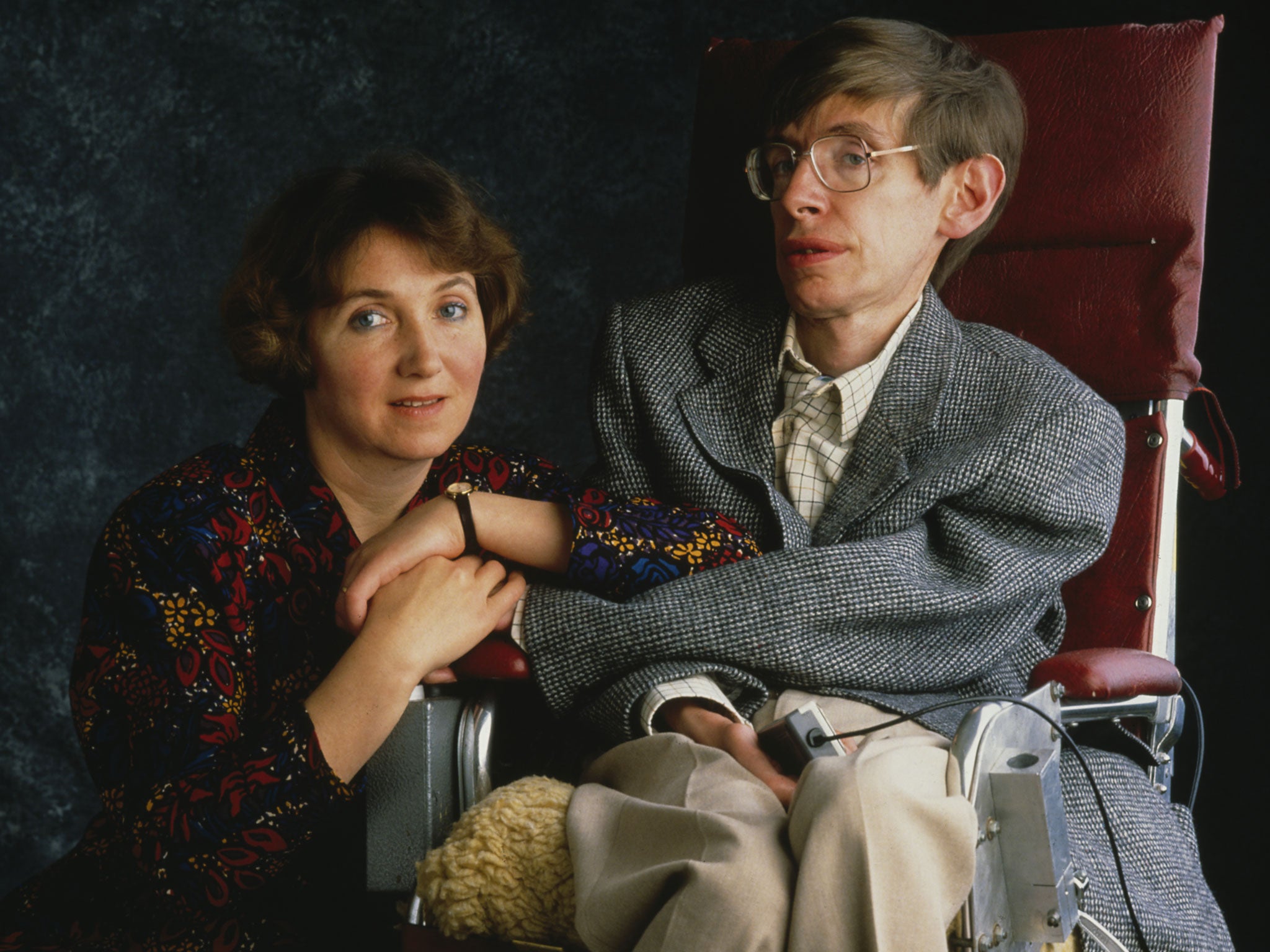 Jane Hawking with her ex-husband