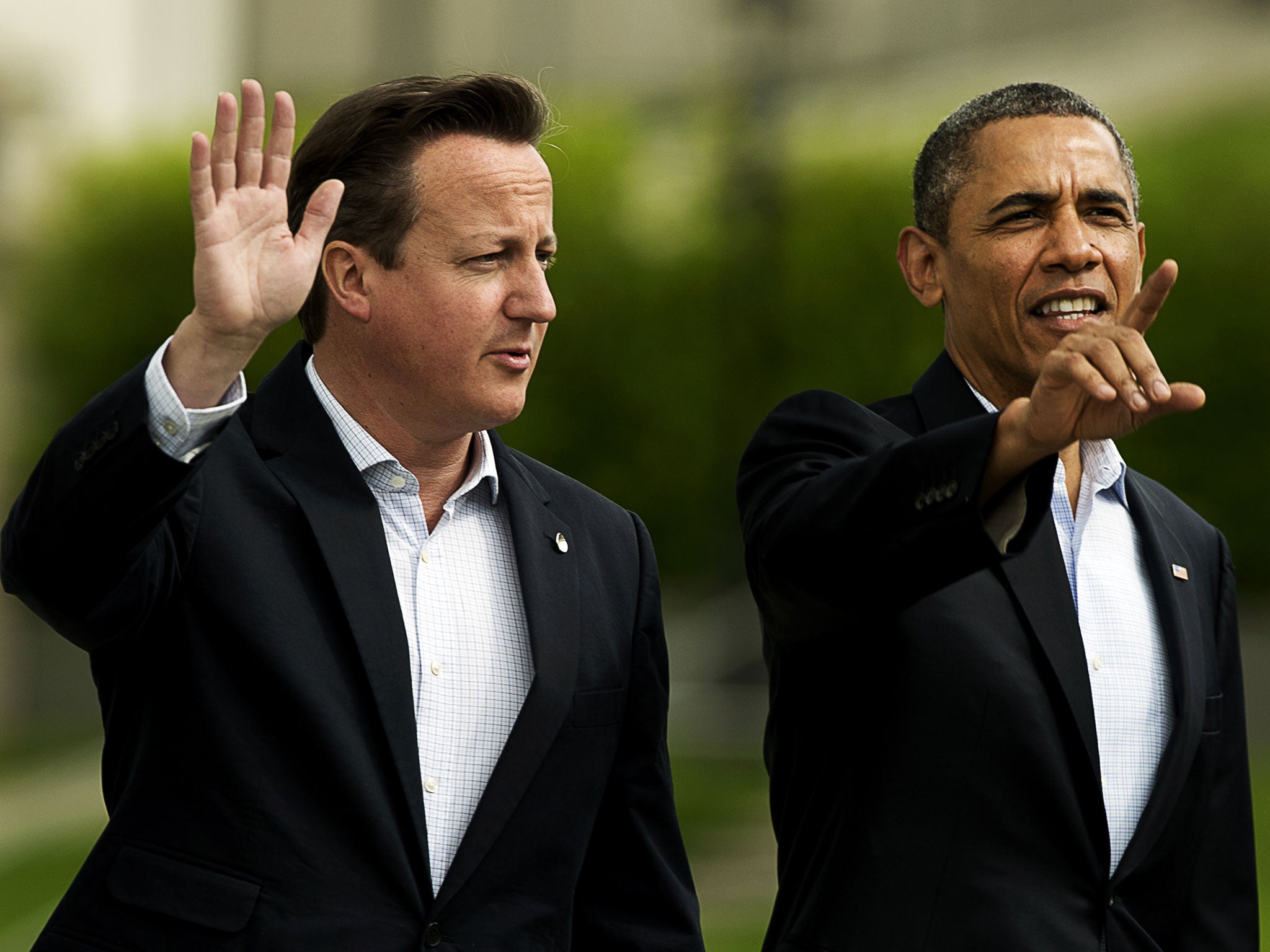 David Cameron and Barack Obama