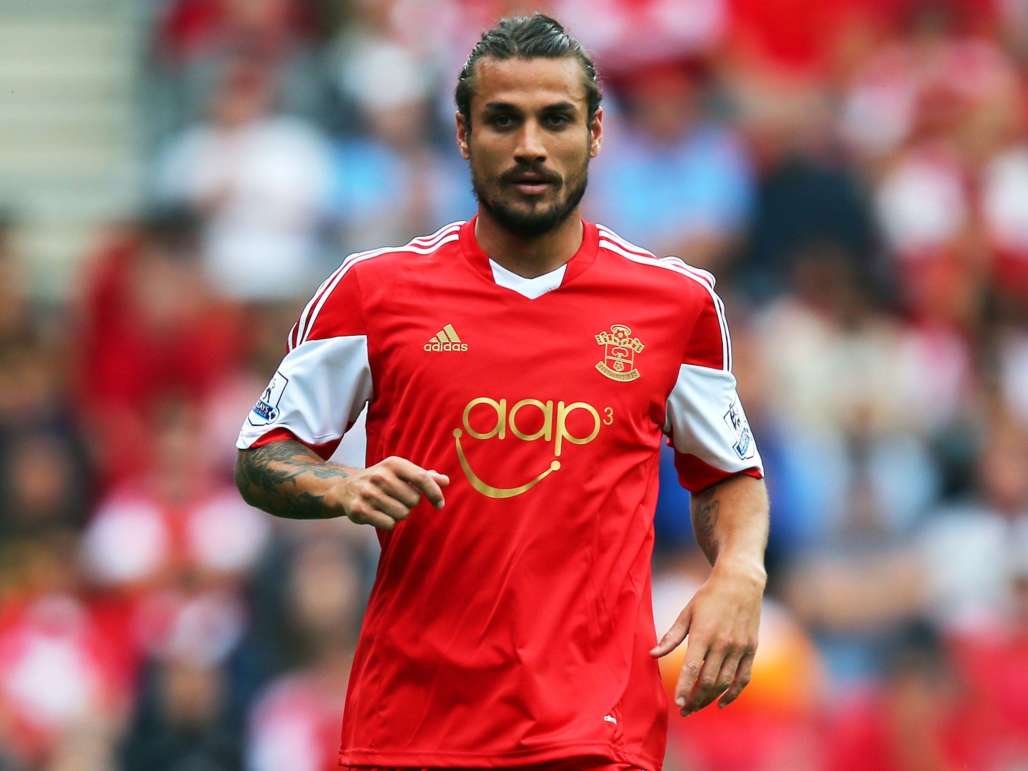 Daniel Pablo Osvaldo narrowly avoided a red card