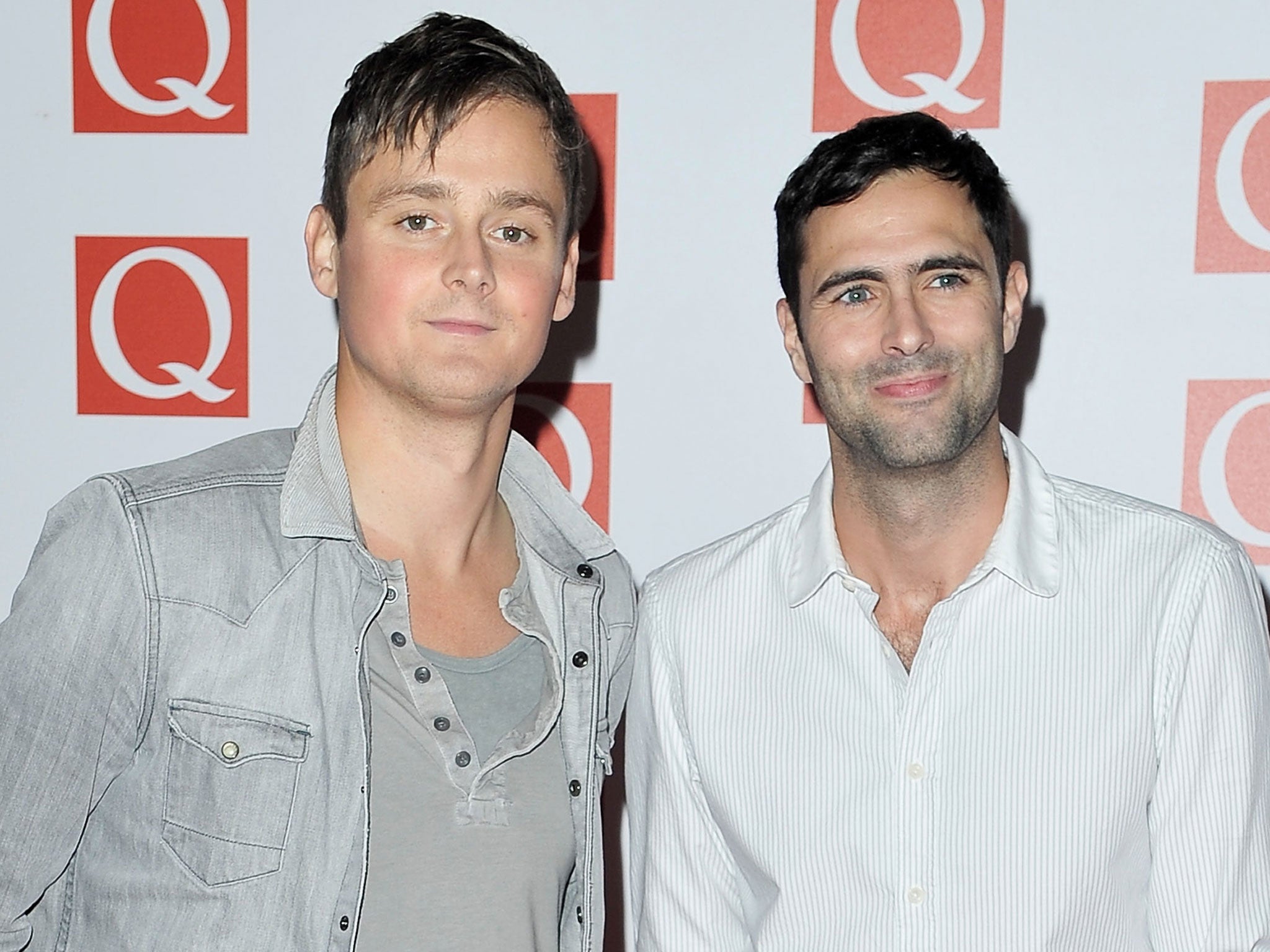 Keane's Tom Chaplin (left) and Tim Rice-Oxley