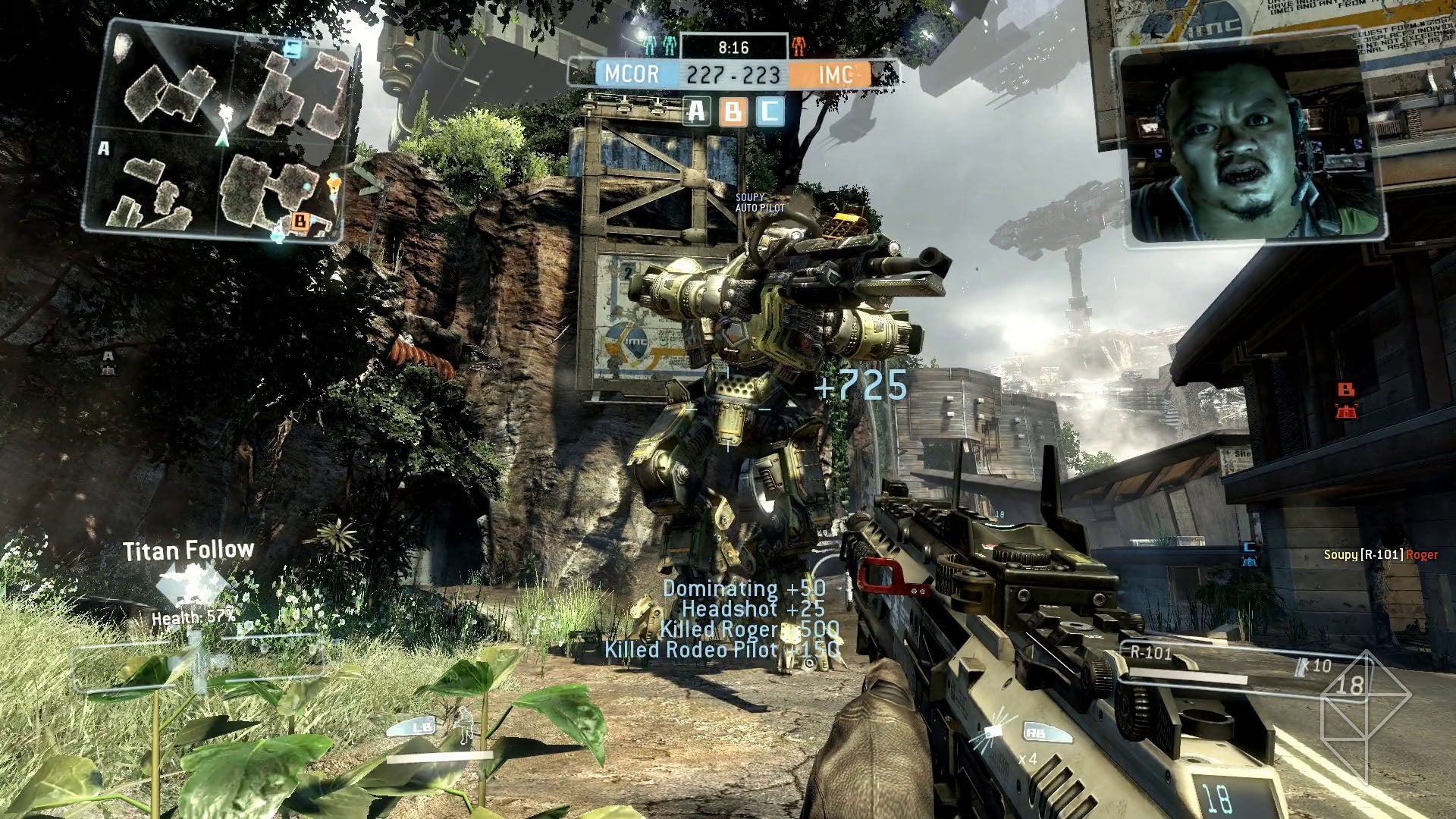 Titanfall is a sci-fi shooter where giant mechs and nimble human pilots face off against one another.