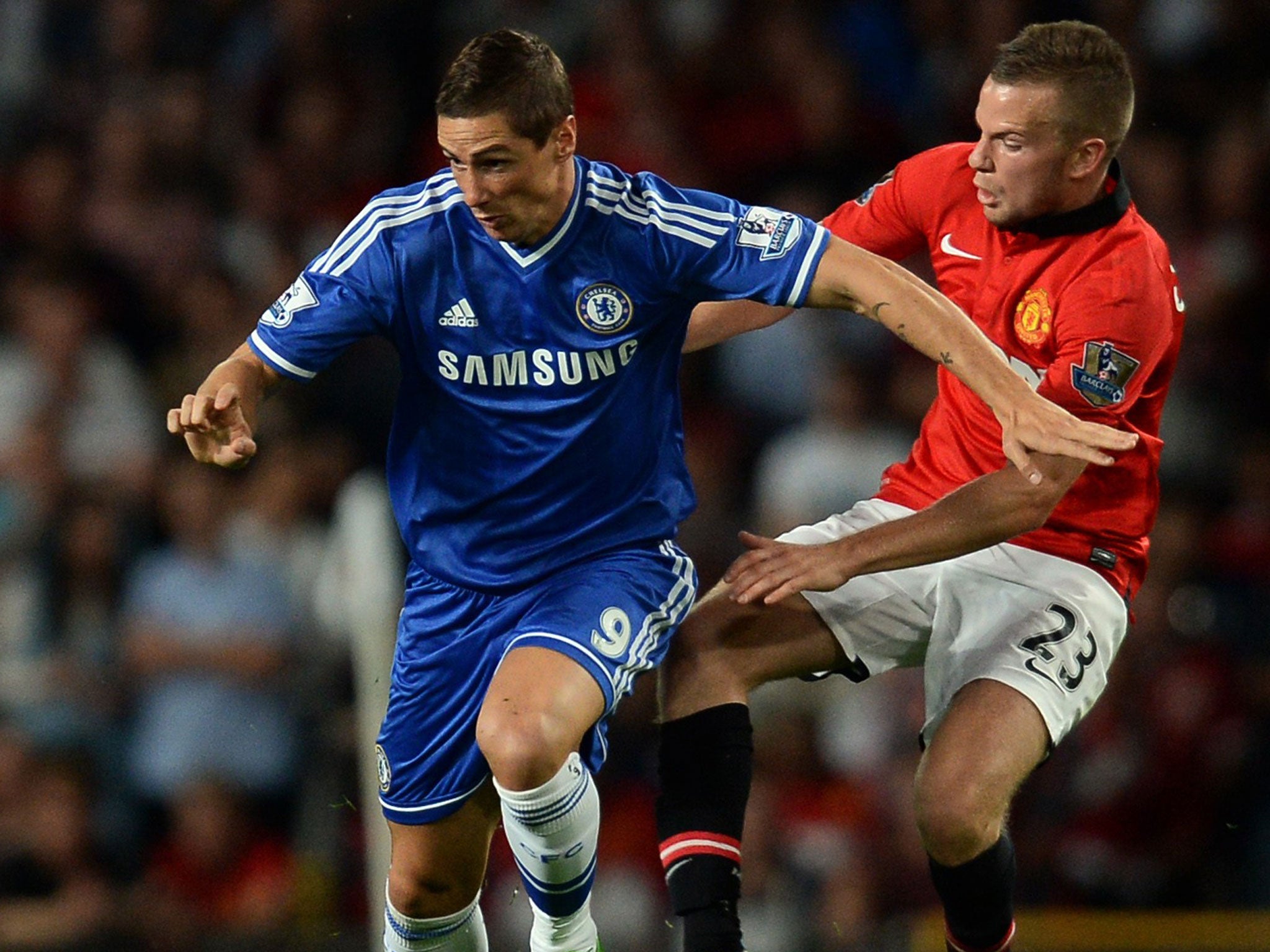 Fernando Torres: The Spanish striker started the match on the Chelsea bench