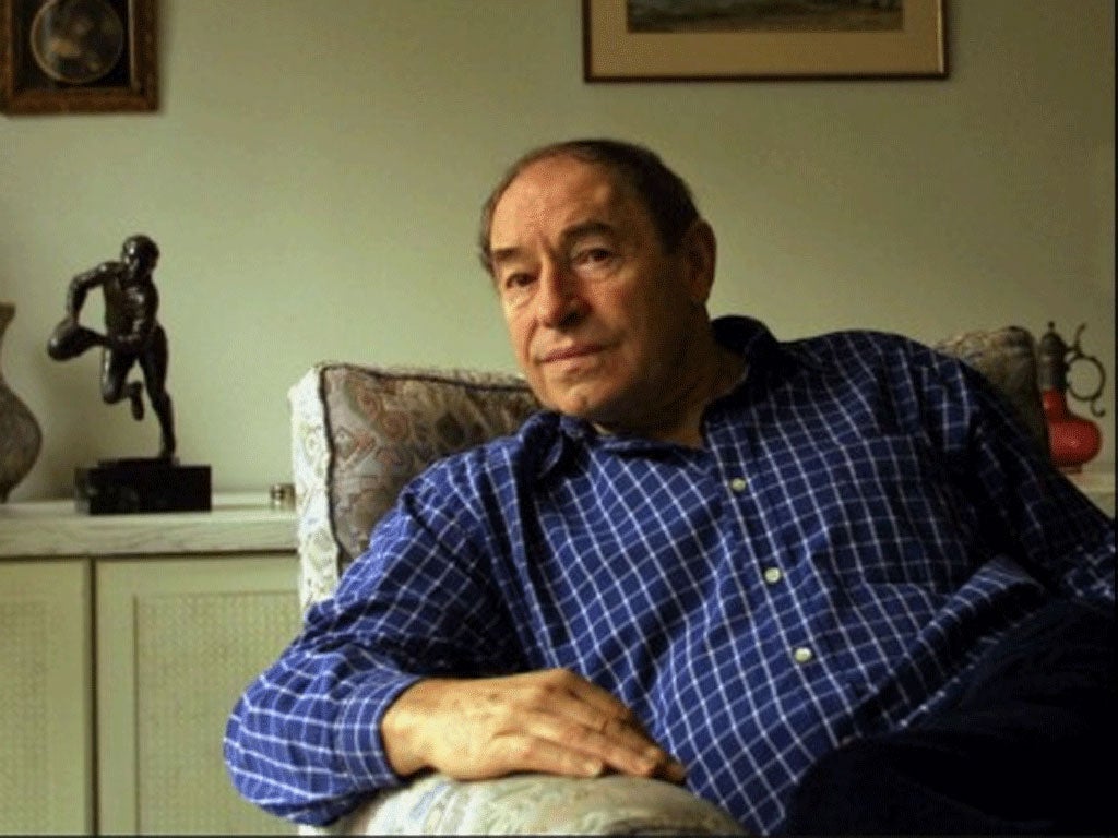 Morgan at home in 2003