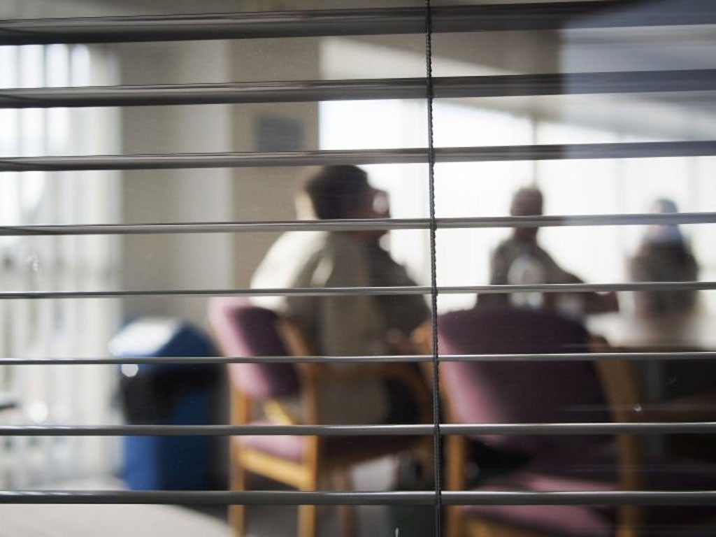 Volunteers and convicted child sex offenders at a Circles meeting in Newcastle, which is run by Deborah Marshall