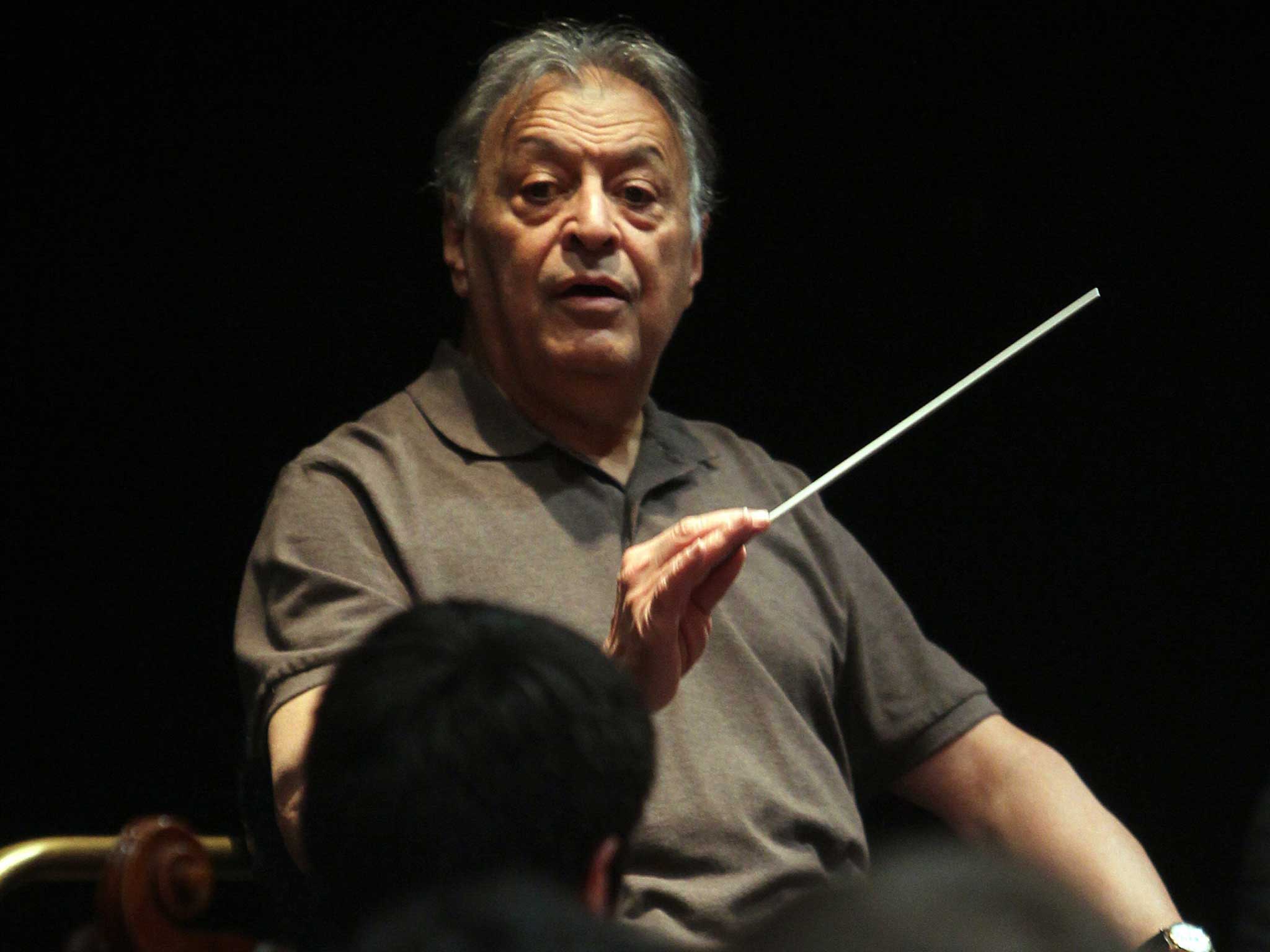 Indian conductor Zubin Mehta