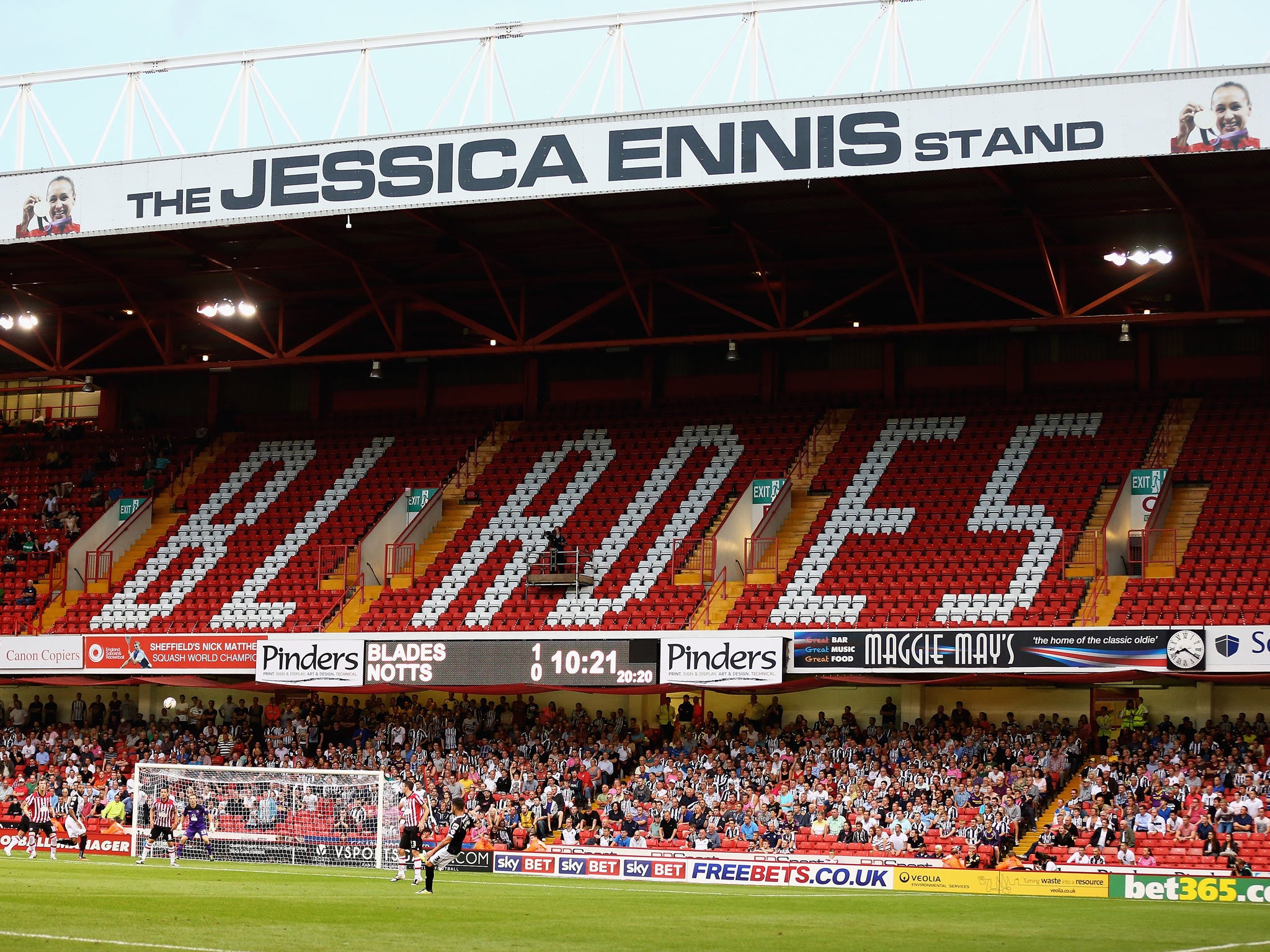 A view of Bramall Lane, the home of Sheffield United