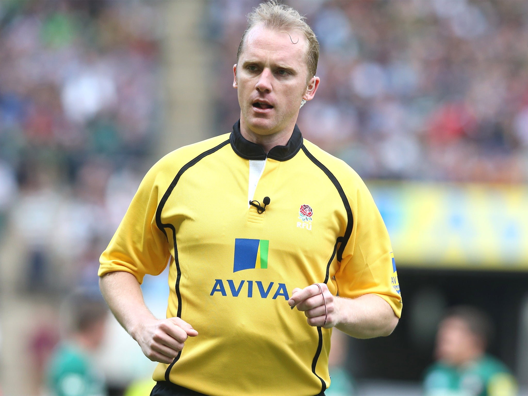 Referee Wayne Barnes will take a zero-tolerance approach