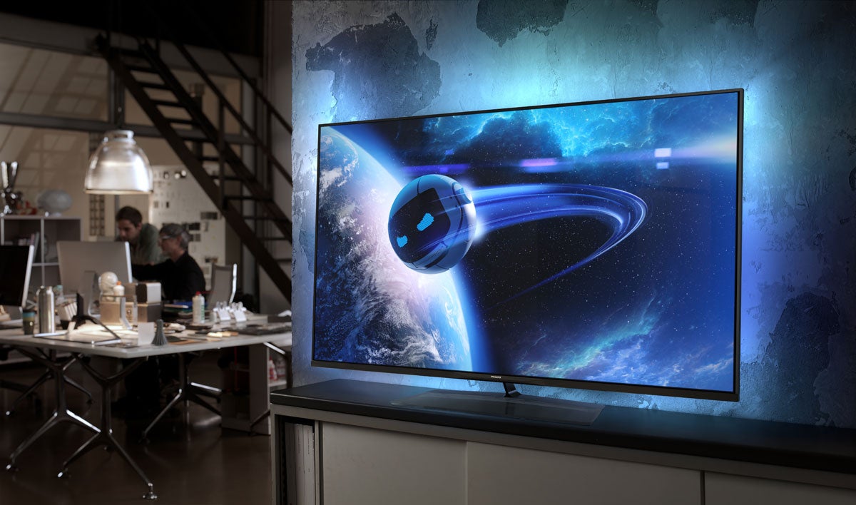 Philips might be behind on the Smart TV front but their Ambilight technology still has that wow-factor in real life.