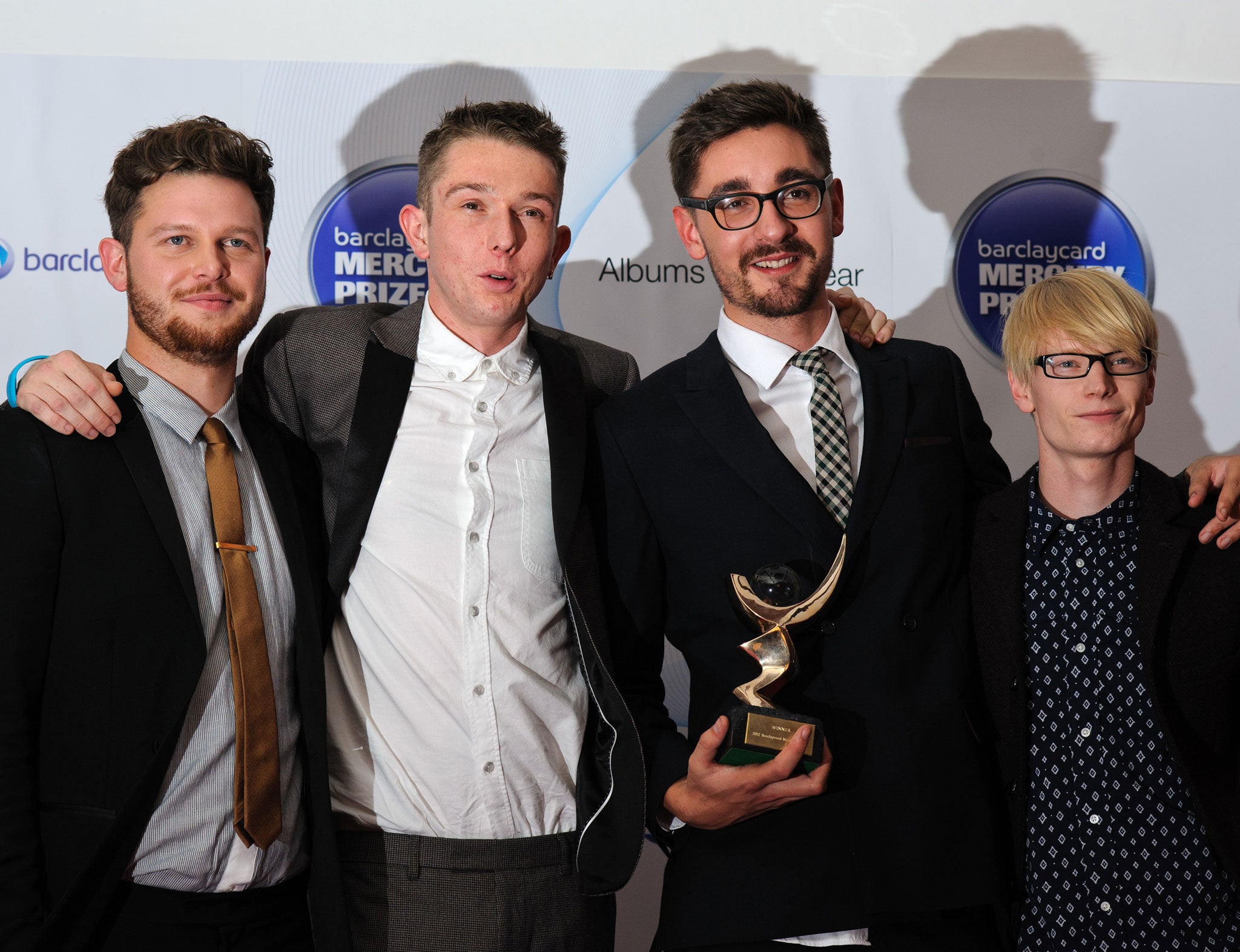 Alt-J with the 2012 Mercury music prize