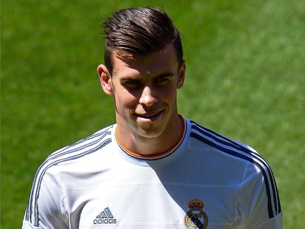 Bale was unveiled as a Real Madrid player last Monday