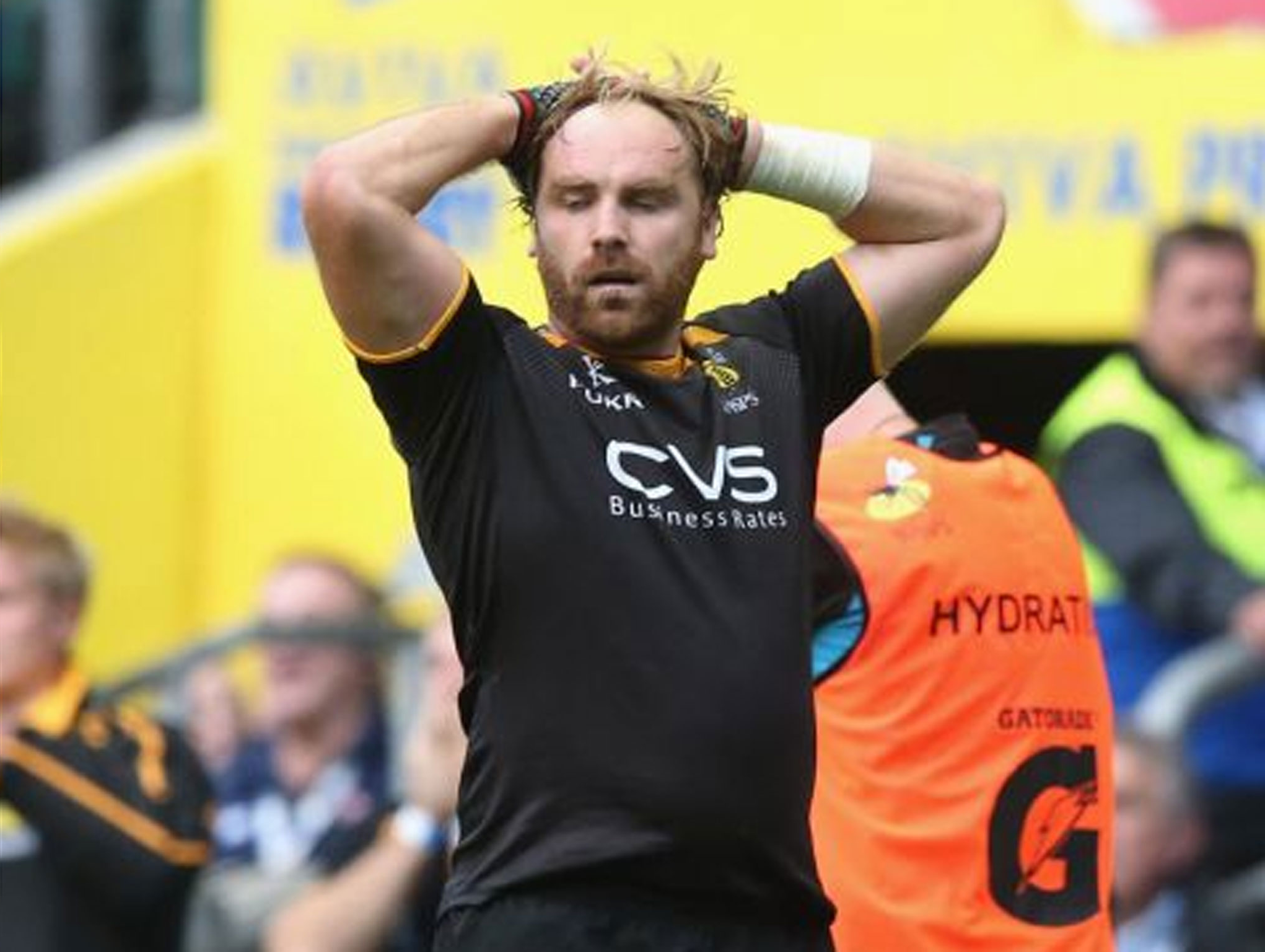 If Andy Goode held his head in his hands as the final whistle blew, who could blame him?