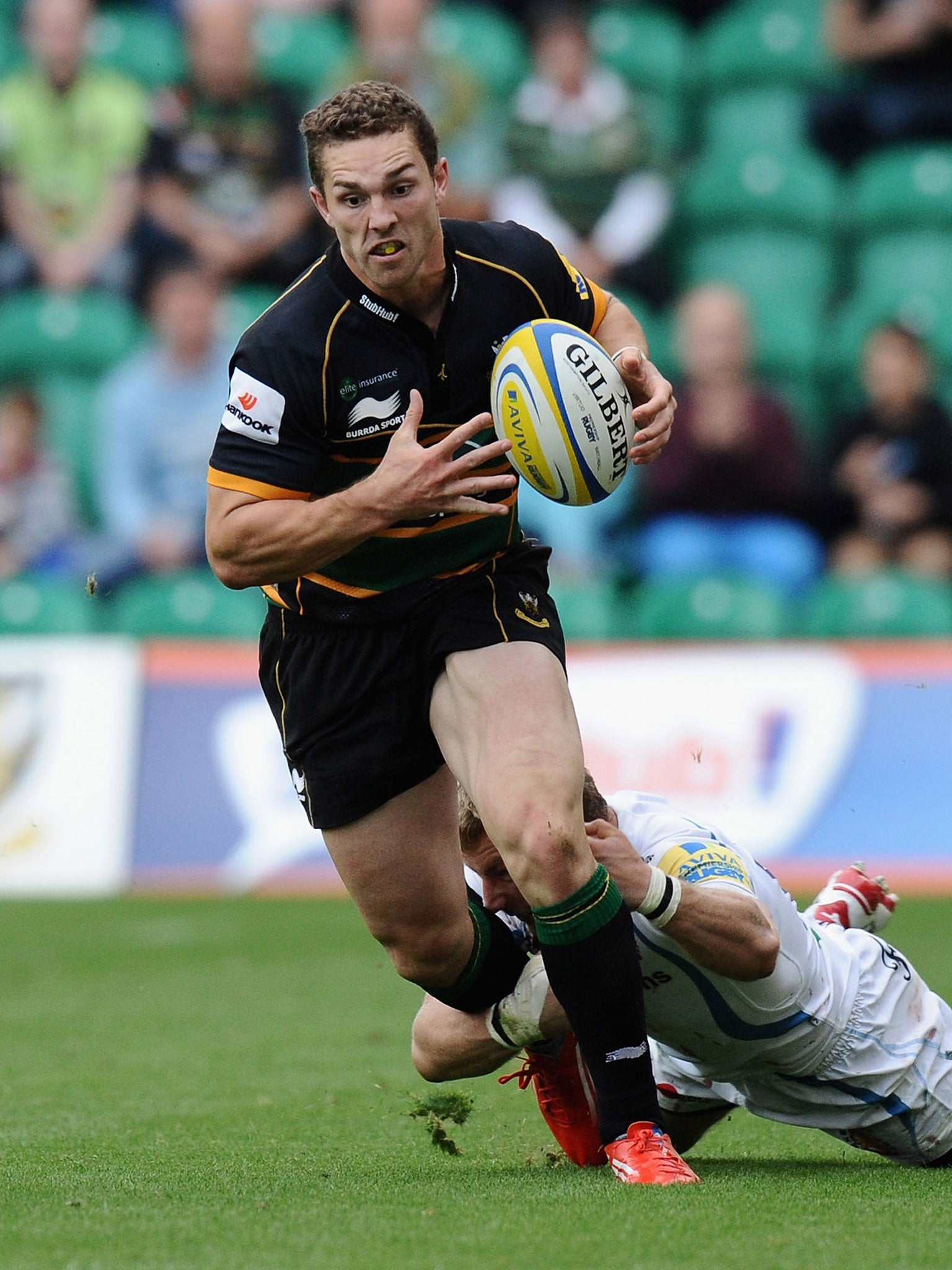 New boy George North made a winning start to his Northampton career