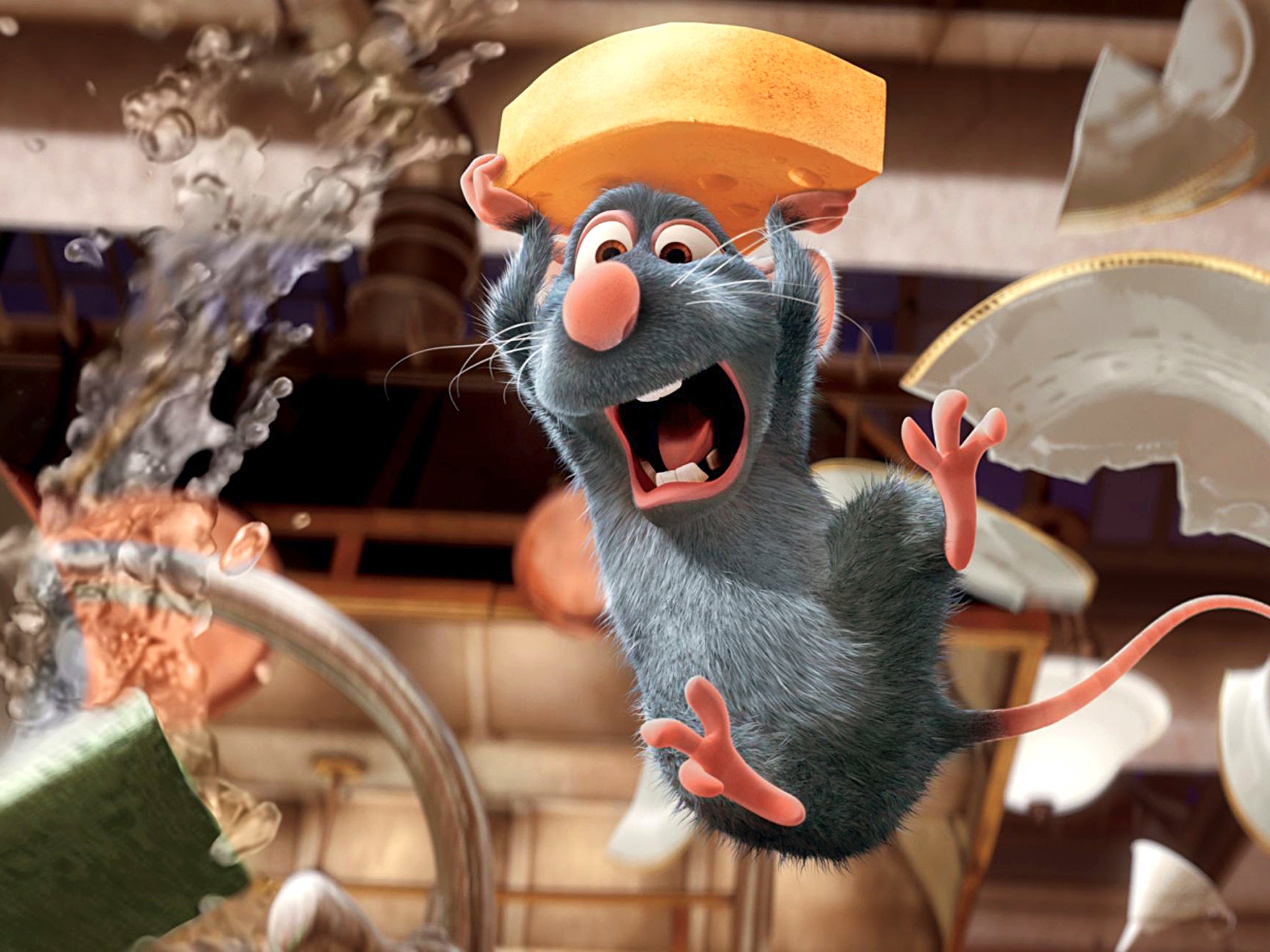 Rats entertainment: Remy in 'Ratatouille'
