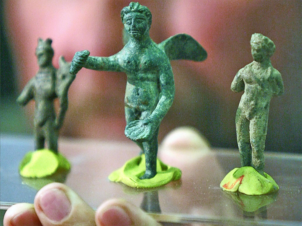 2nd and 3rd Century figurines of Greek gods (Getty)