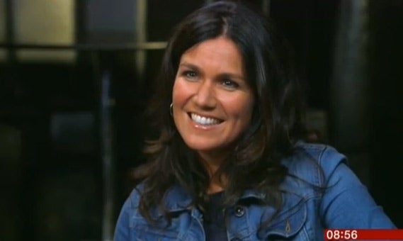 Susanna Reid interviewing Arctic Monkey Alex Turner