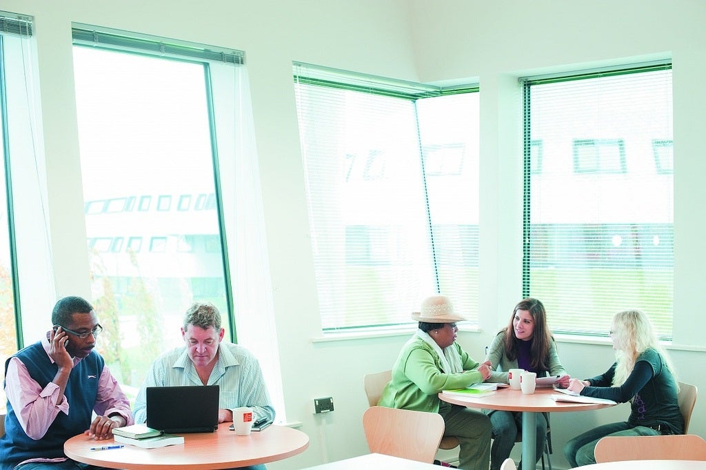 Mature and part-time students study together at the University of Nottingham