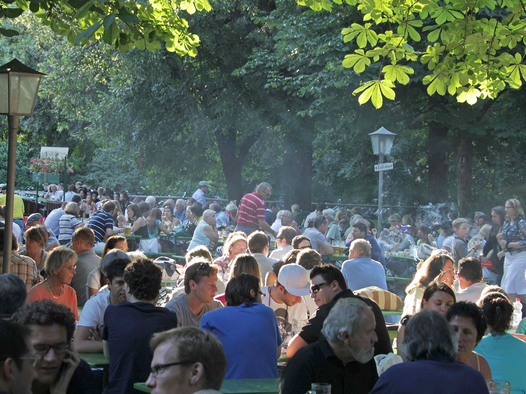 Garden centre: outdoor drinking