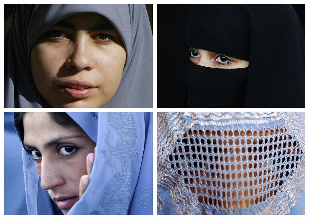 Muslims often cover their heads and faces as an act of religious value. (Women pictured are not those in the story.)