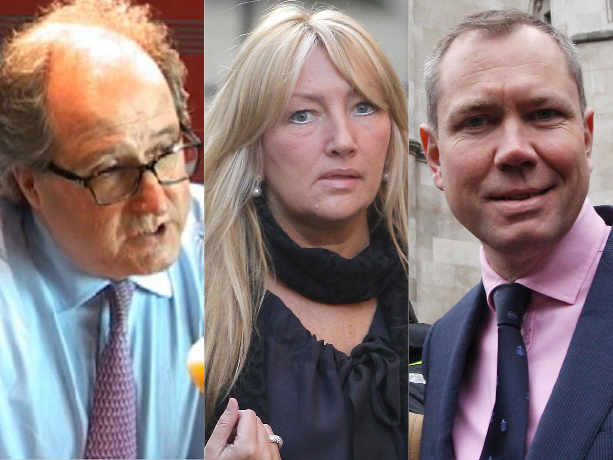 Paul Vickers, Company Secretary and Group Legal Director, Trinity Mirror; Sly Bailey, former chief executive Trinity Mirror (2003-2012); James Hipwell, former Mirror business journalist