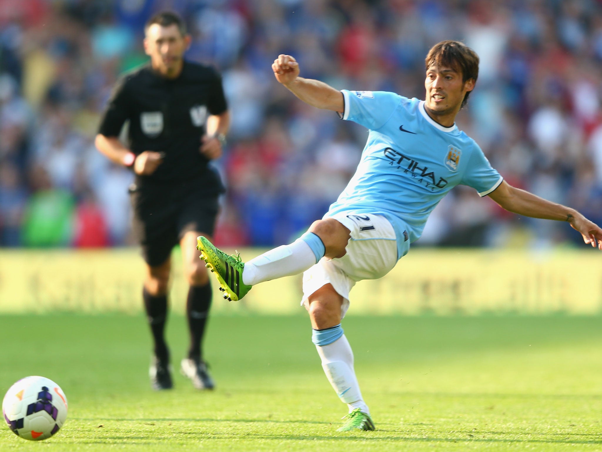 Manchester City midfielder David Silva has been ruled out of this weekend's clash with Stoke