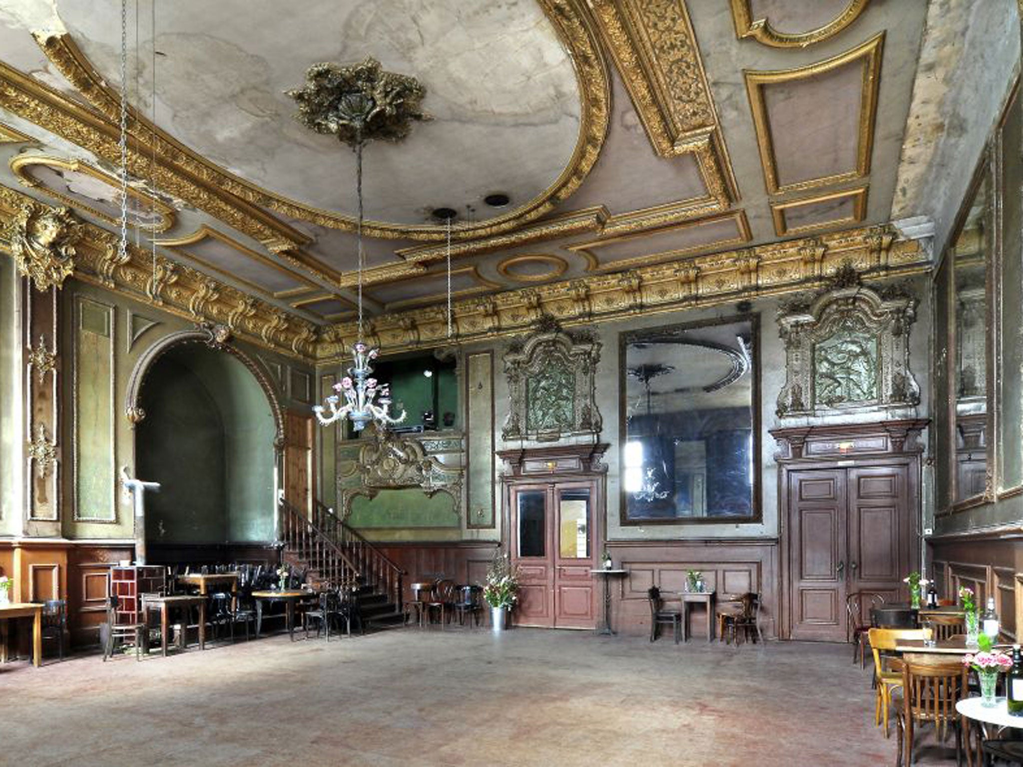 The ballroom’s interior in 2011