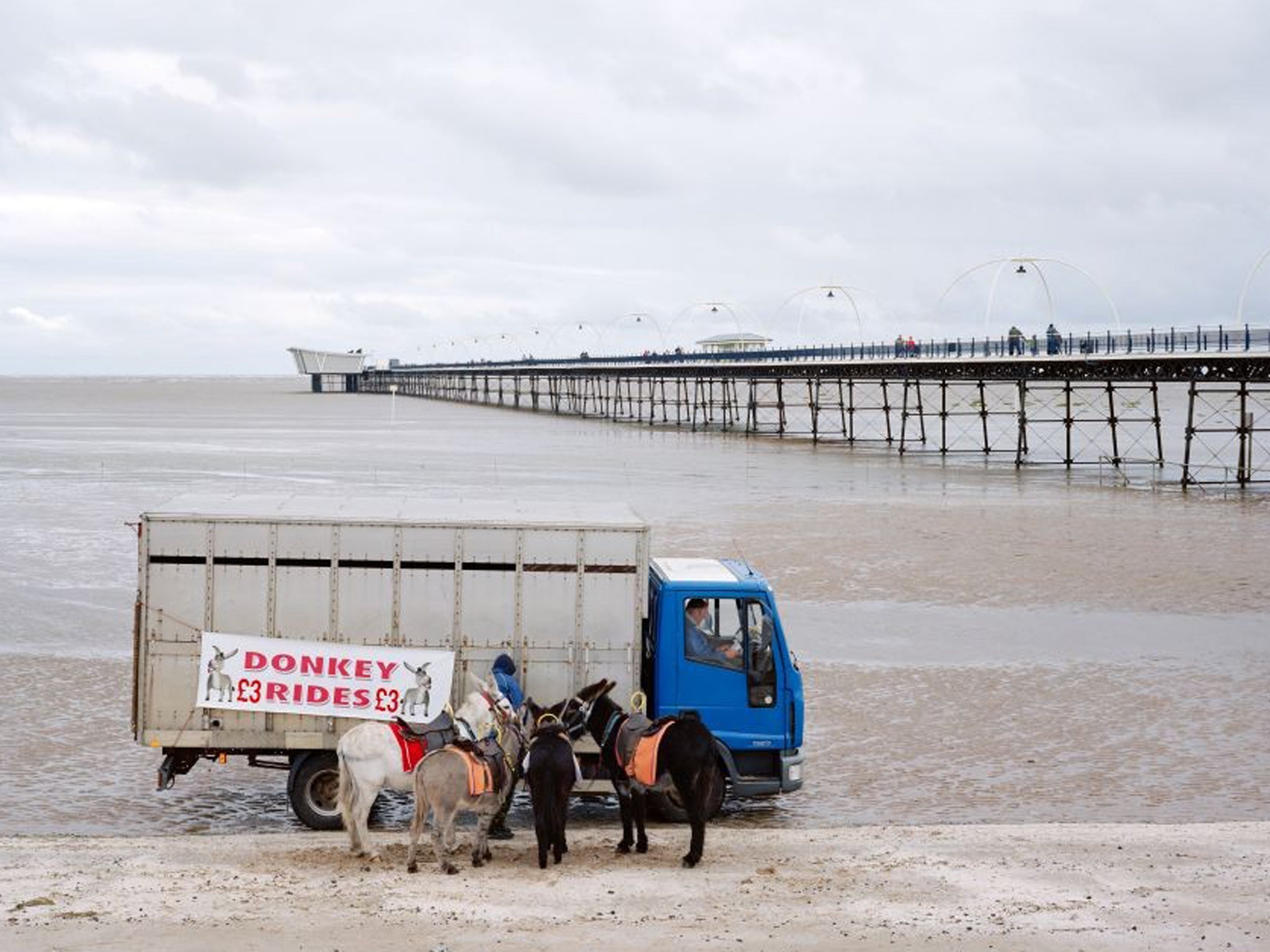 Beside the seaside: Southport Pier, Merseyside, August 2011, by Simon Roberts