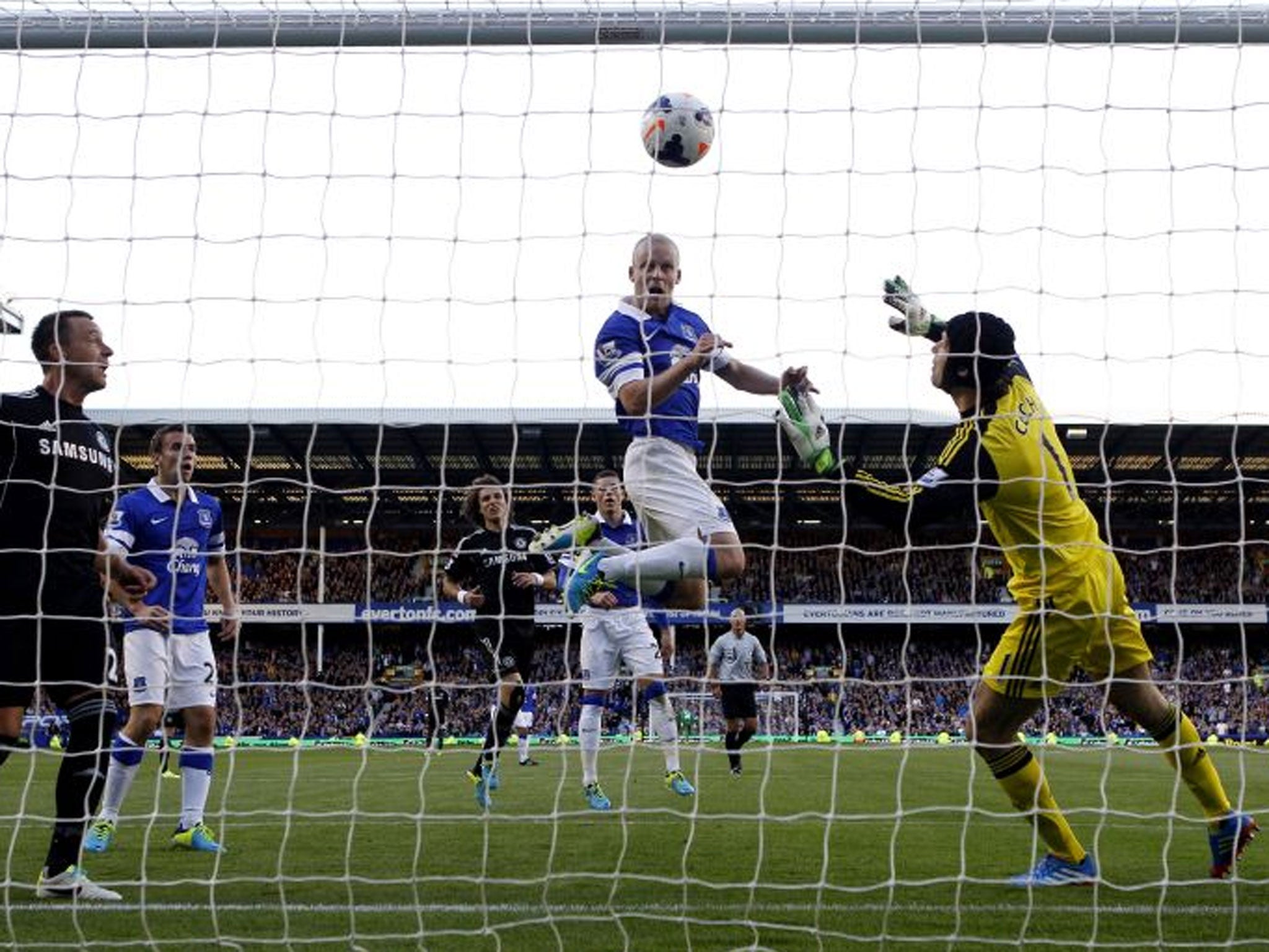 Birthday boy Steven Naismith celebrated his first league start of the season in perfect fashion