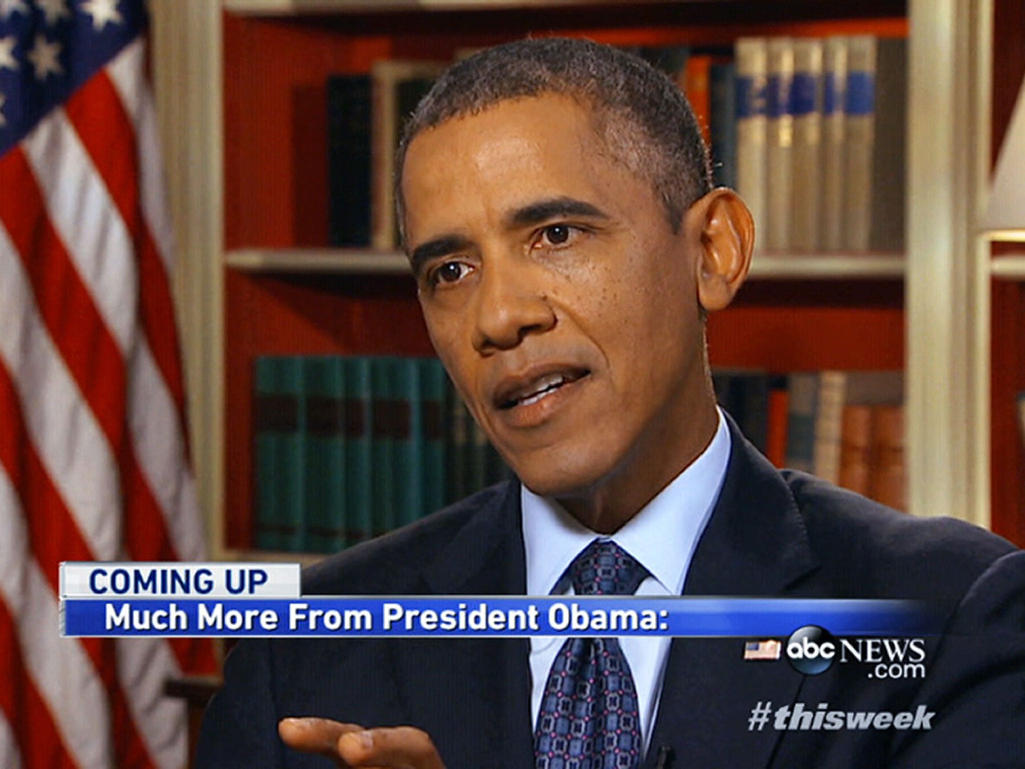 Barack Obama answers questions about Syria on ABC's 'This Week'