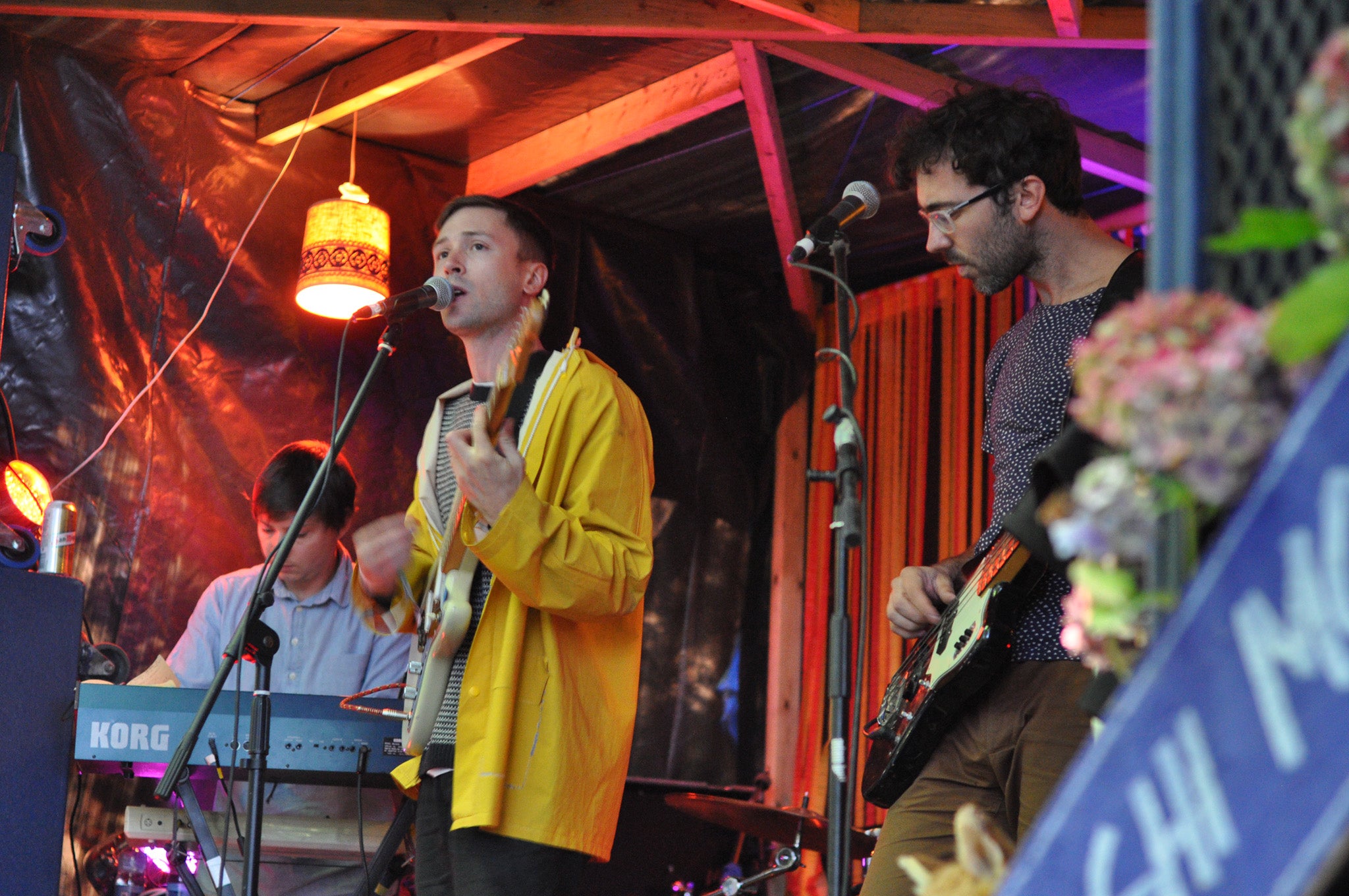 Teleman were among the eclectic mix of performers who braved yesterday's rain at Festival No.6