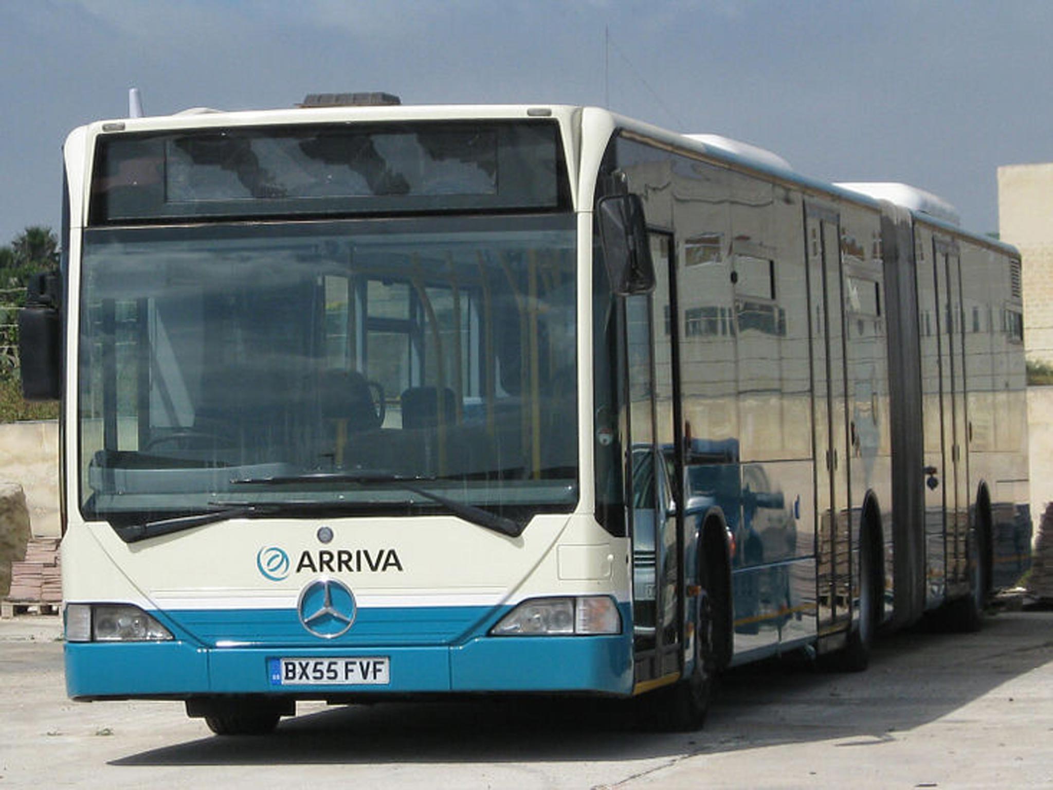 A bendy London bus that has ended up in Malta