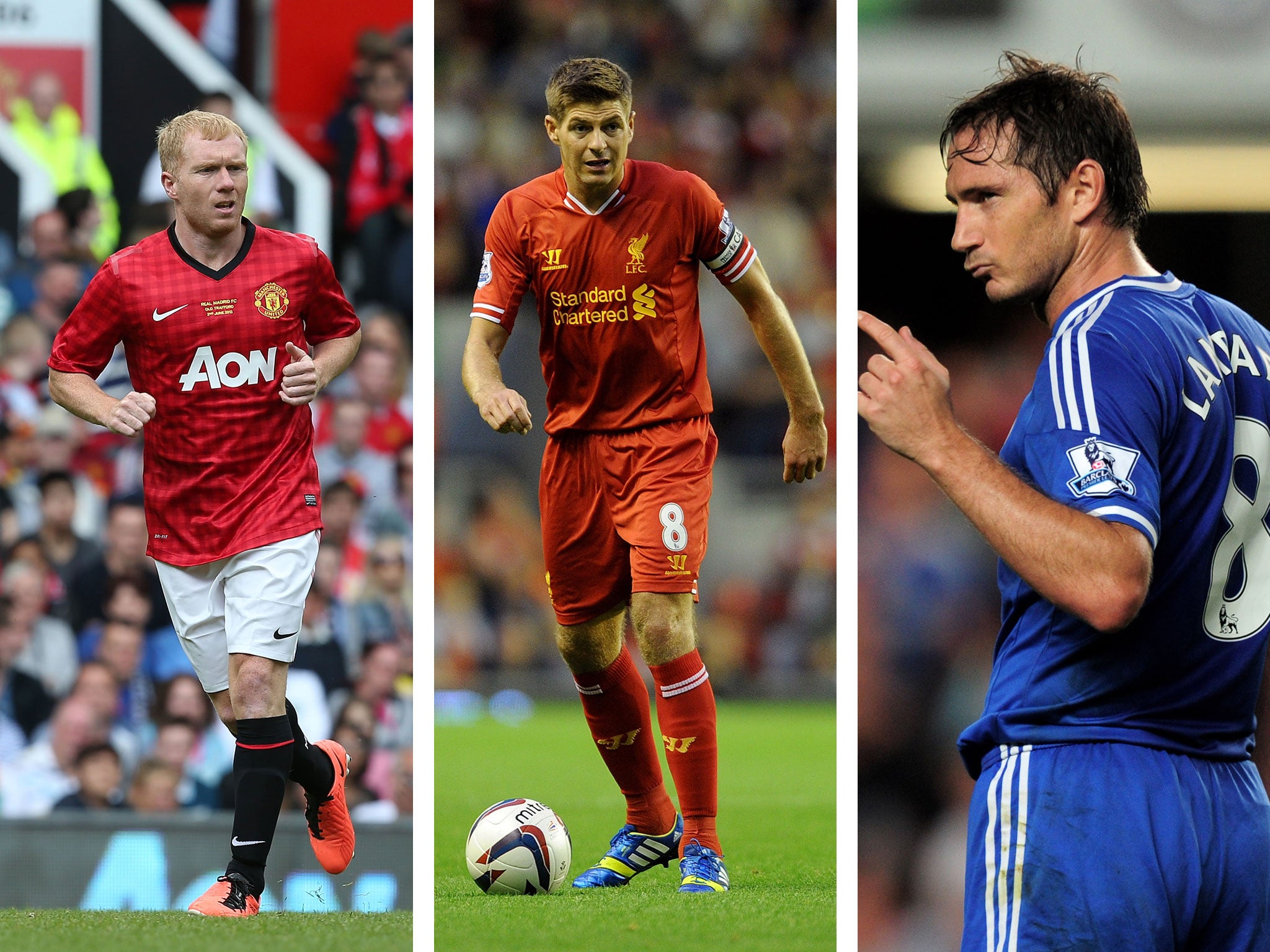 The debate raged over where Scholes, Gerrard and Lampard ranked against each other