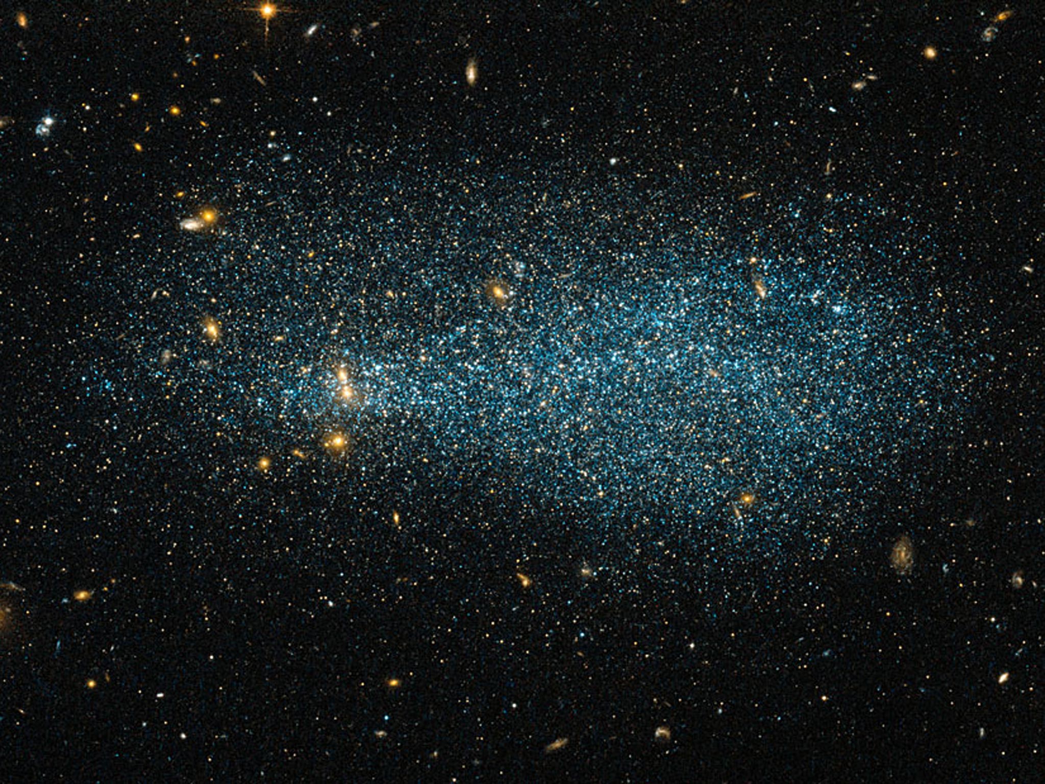 Stars that make up the dwarf galaxy ESO 540-31