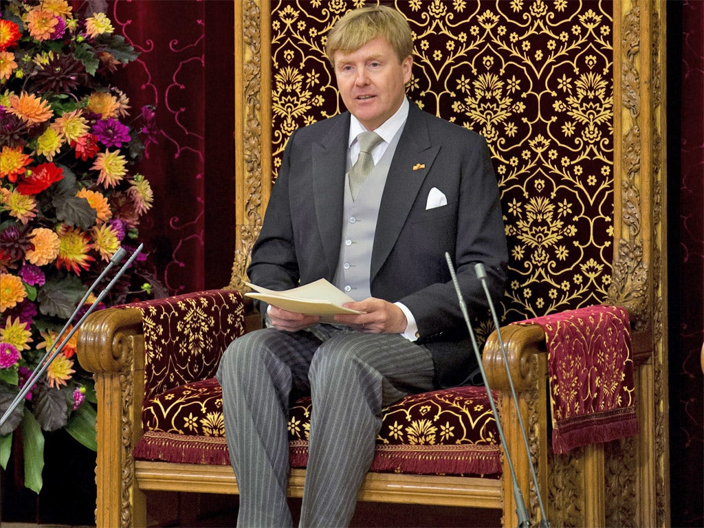 King Willem-Alexander delivers his annual address in The Hague