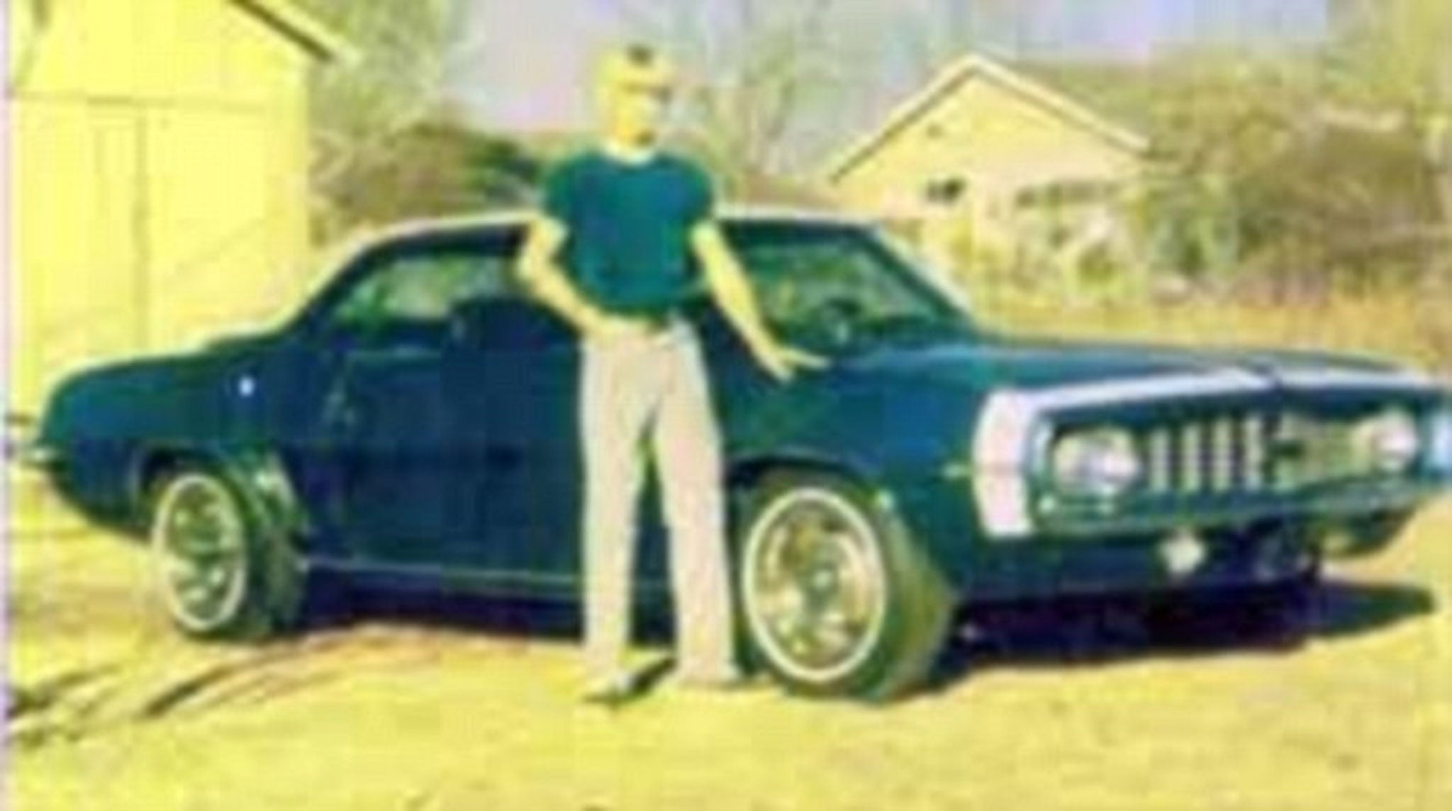 16-year-old Jimmy Allen Williams and his then brand new 1969 Chevrolet Camaro