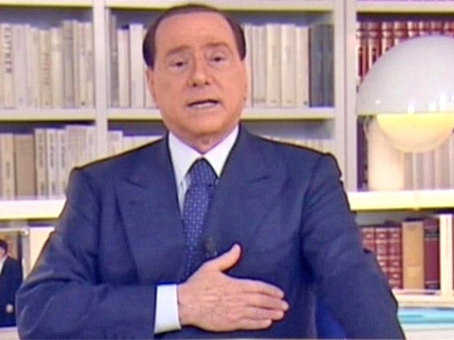 The former Prime Minister Silvio Berlusconi was sentenced in August for tax fraud