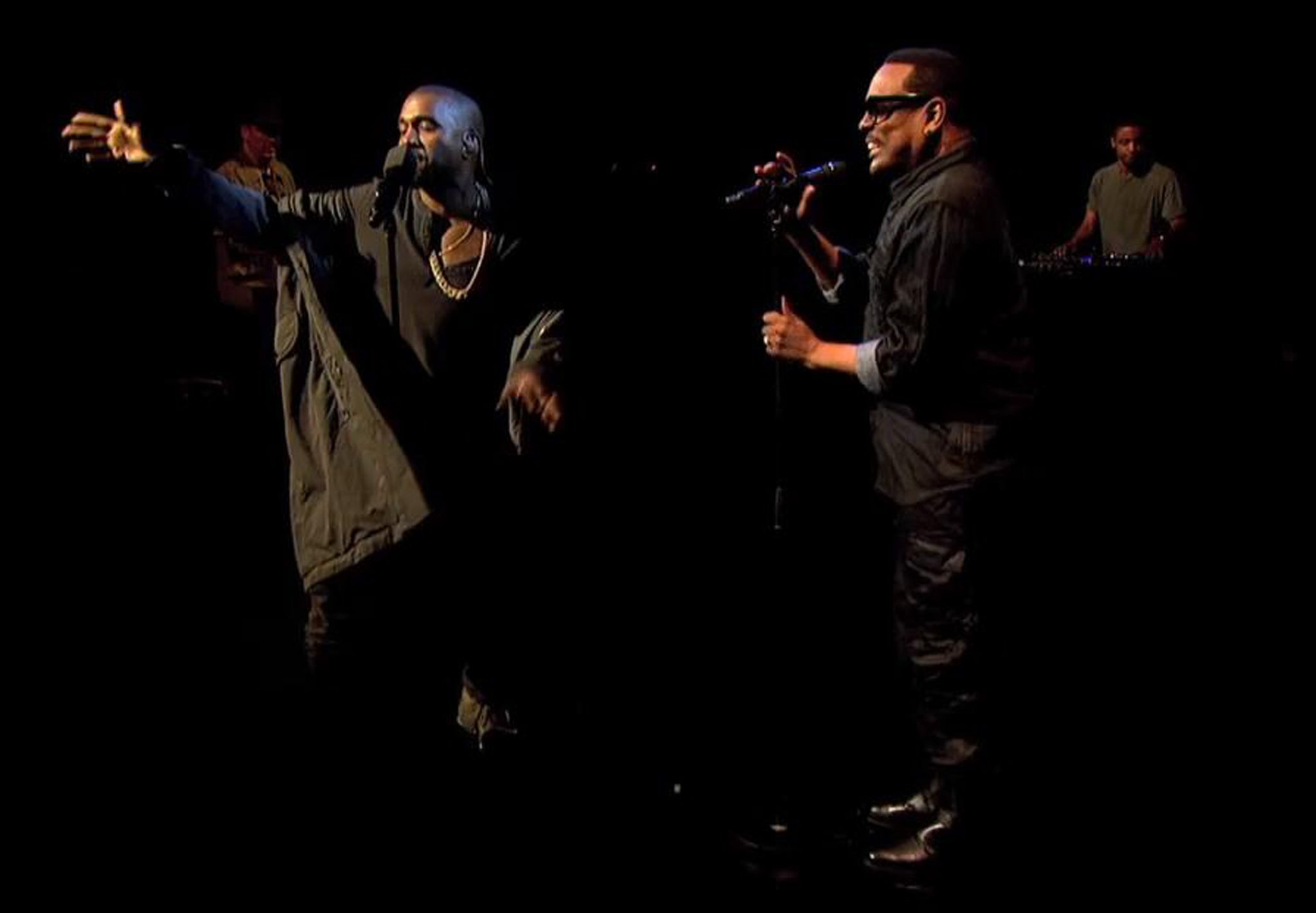 Kanye West performing with Charlie Wilson on Later…With Jools Holland