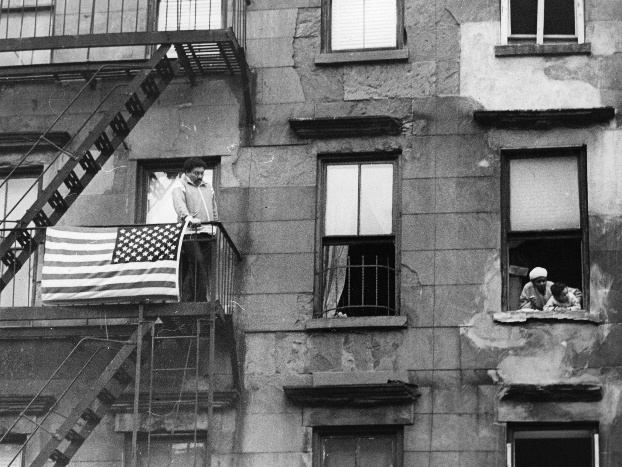 Slum housing in New York