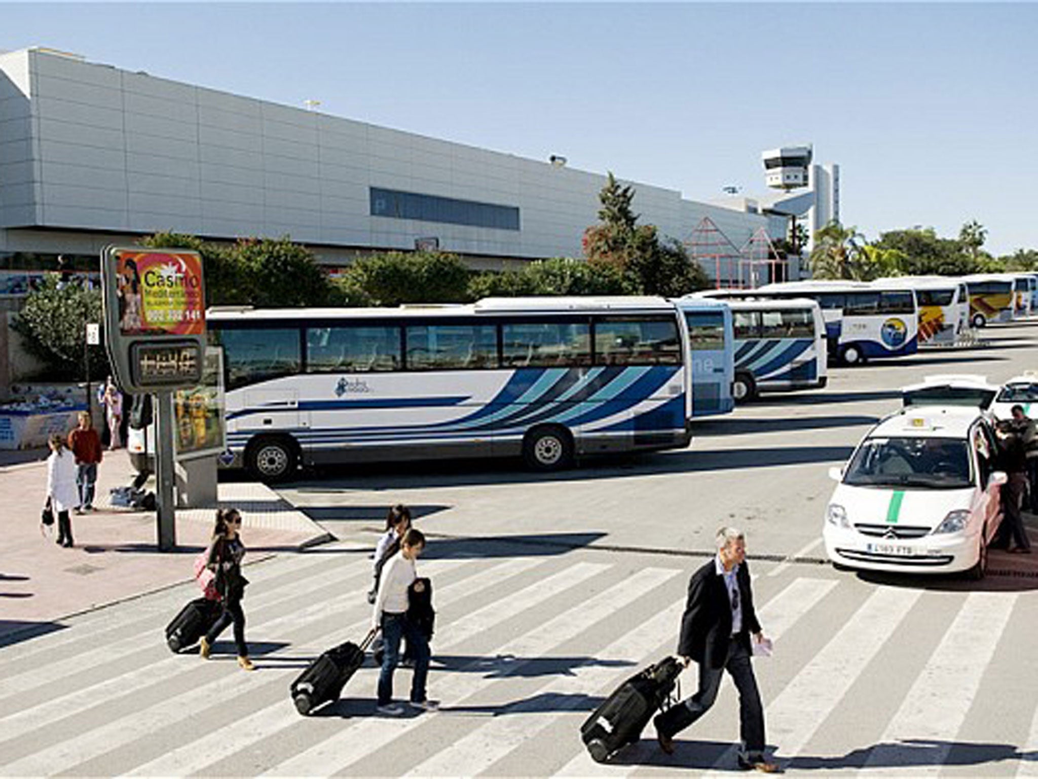 It is believed the boy became trapped in the machinery after his mother placed him in on the conveyor belt at the Alicante-Elche Airport.