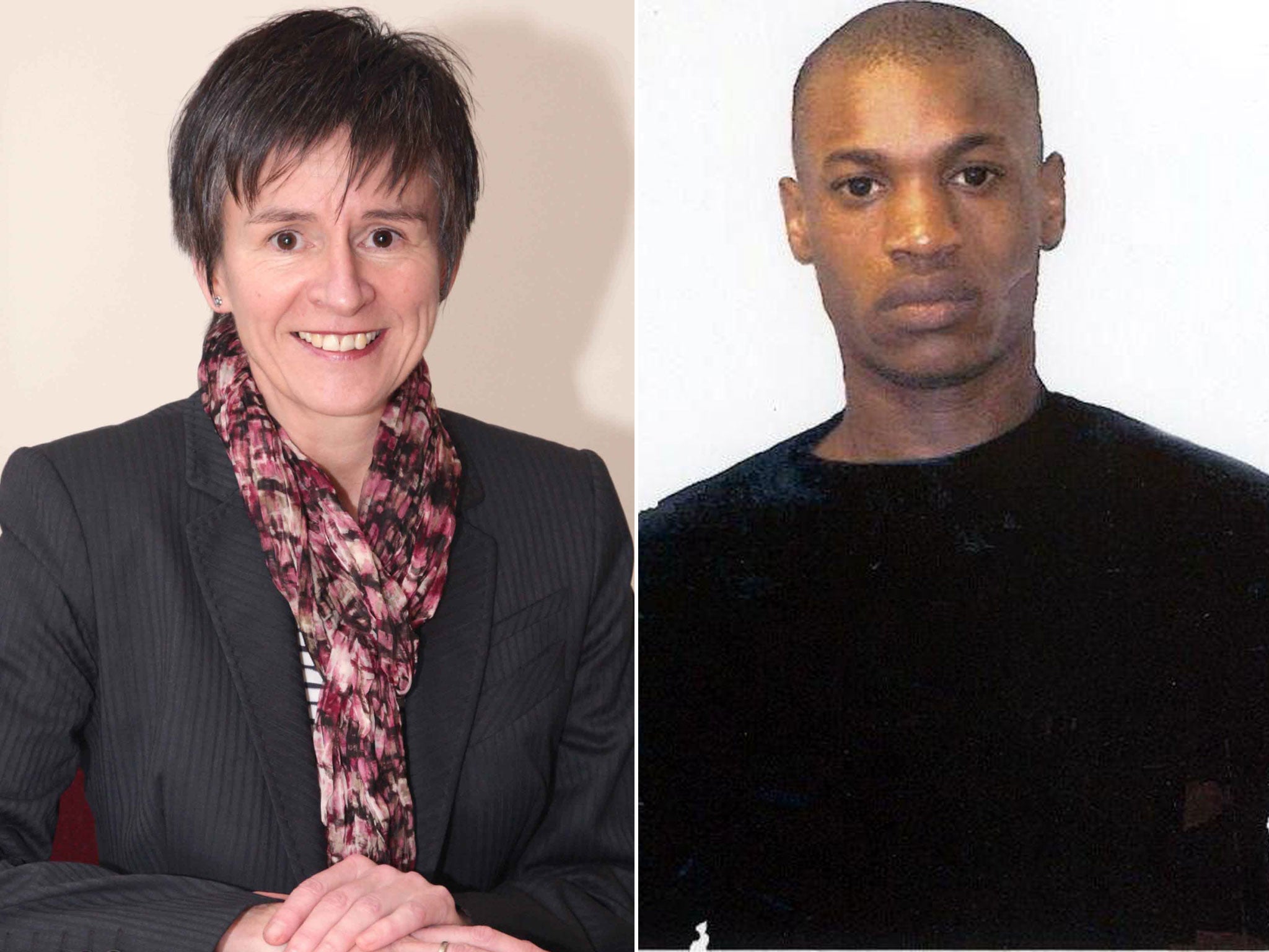 Chief constable Suzette Davenport and murder victim Kevin Nunes