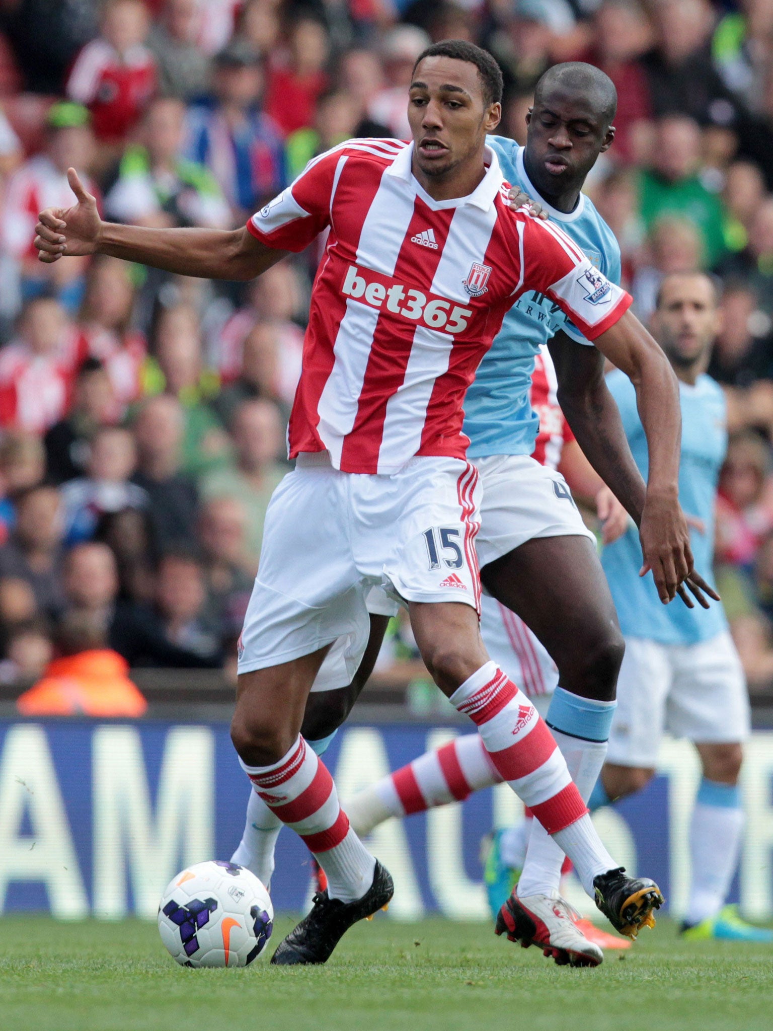 Steven Nzonzi, of Stoke City, was identified via Twitter