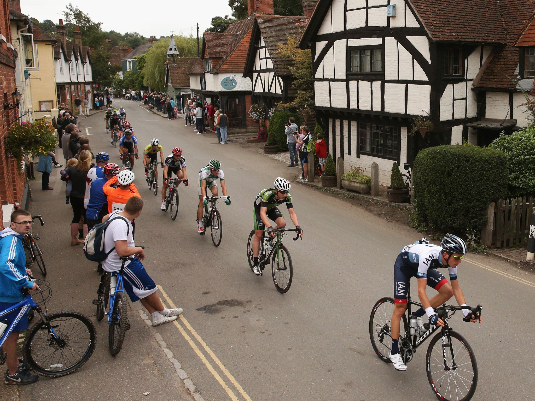 Tour de force: Fans out in Shere
