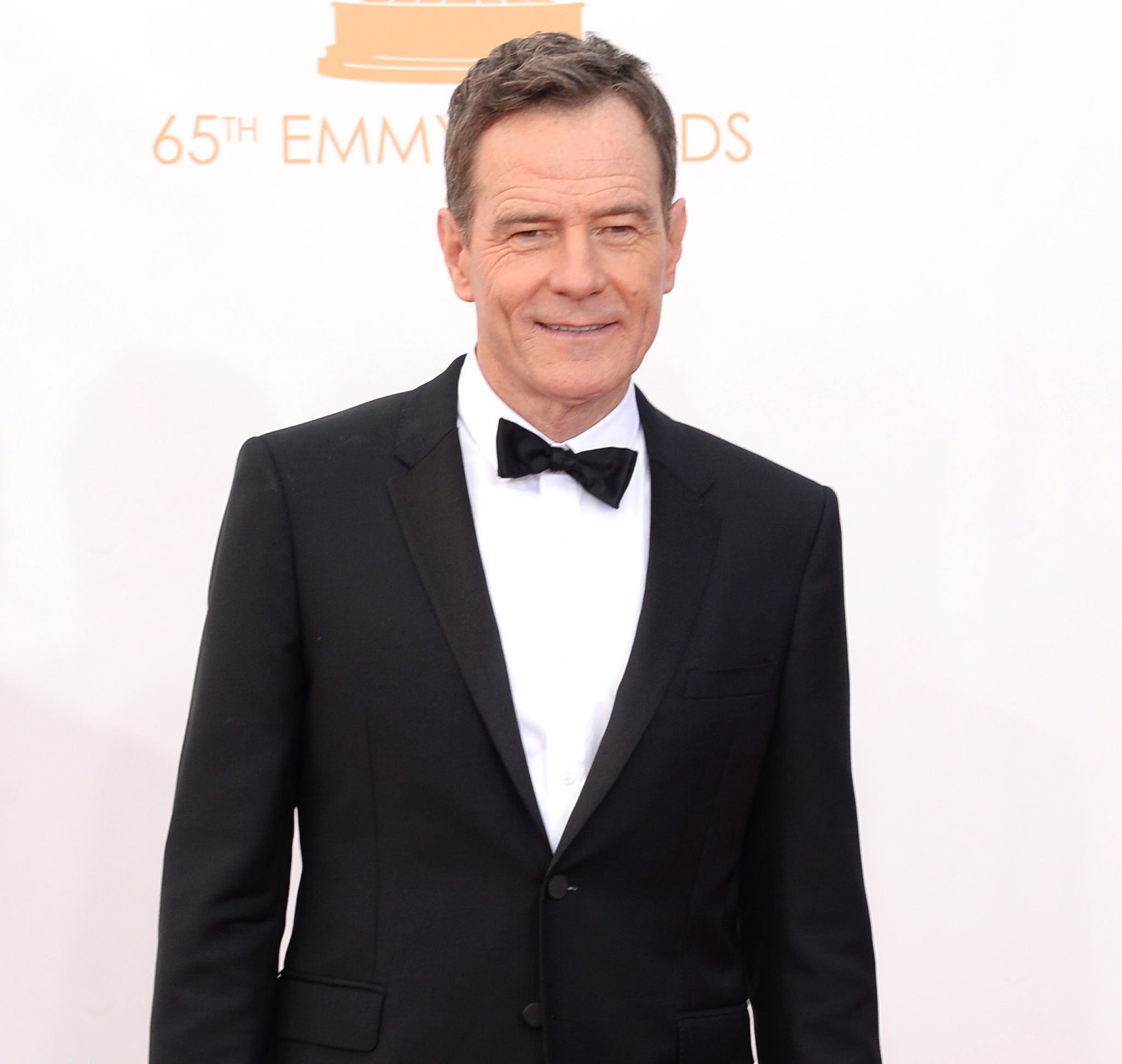 Bryan Cranston arrives at the Emmy Awards