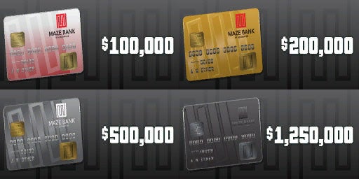 Images of the cash cards that appear in the game's code.