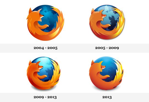 The Firefox logo’s history goes to show that even the subtlest changes can ensure that a company’s image remains modern. The most notable modifications happened this year, when Firefox jumped on the flattening out bandwagon and took the shine off the top