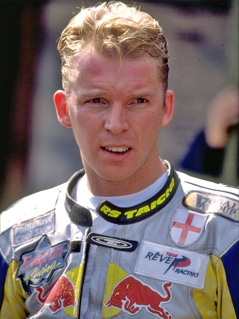 Emmett in his motorbike racing days (Getty)