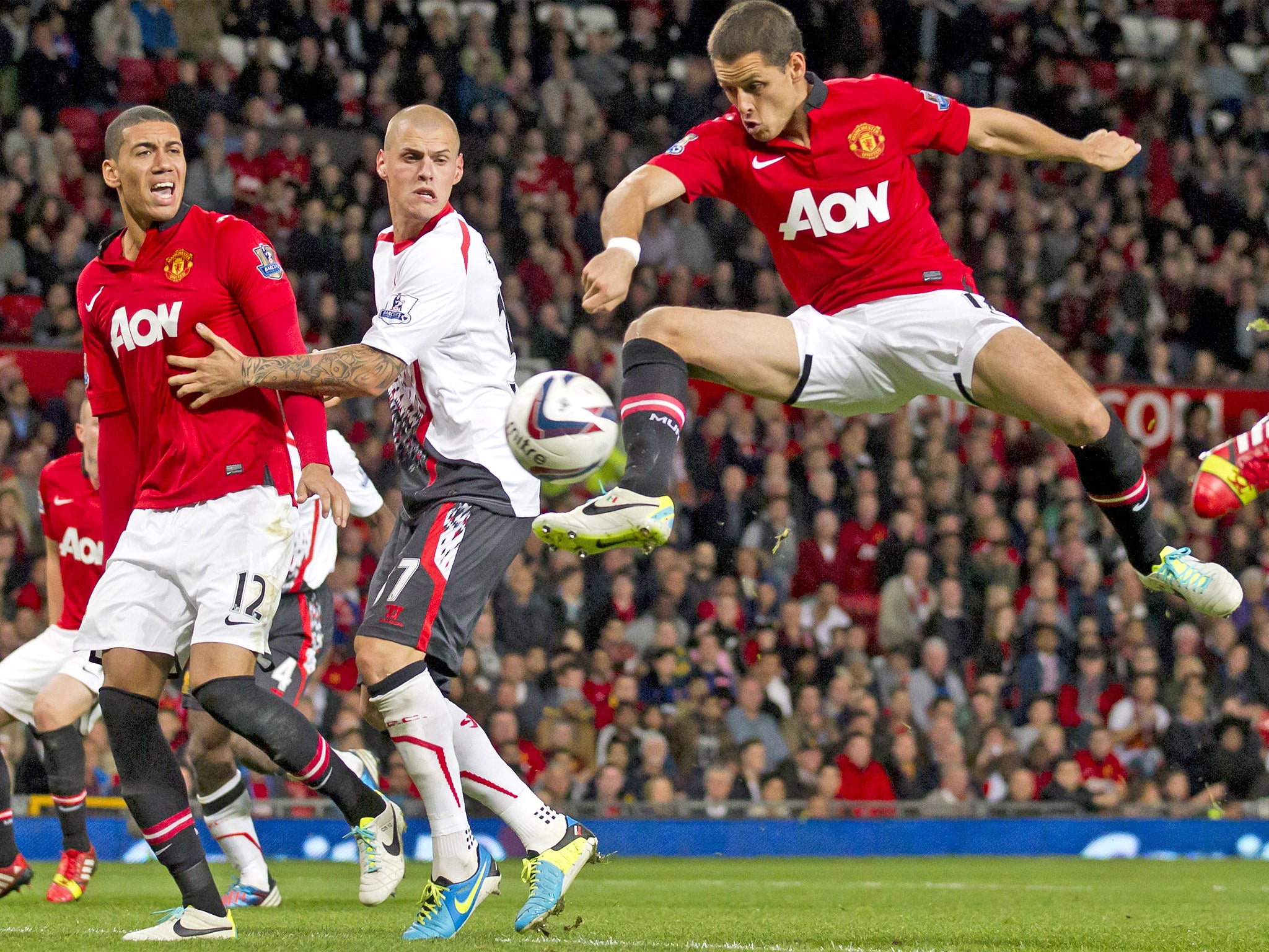 Javier Hernandez scored the game's only goal